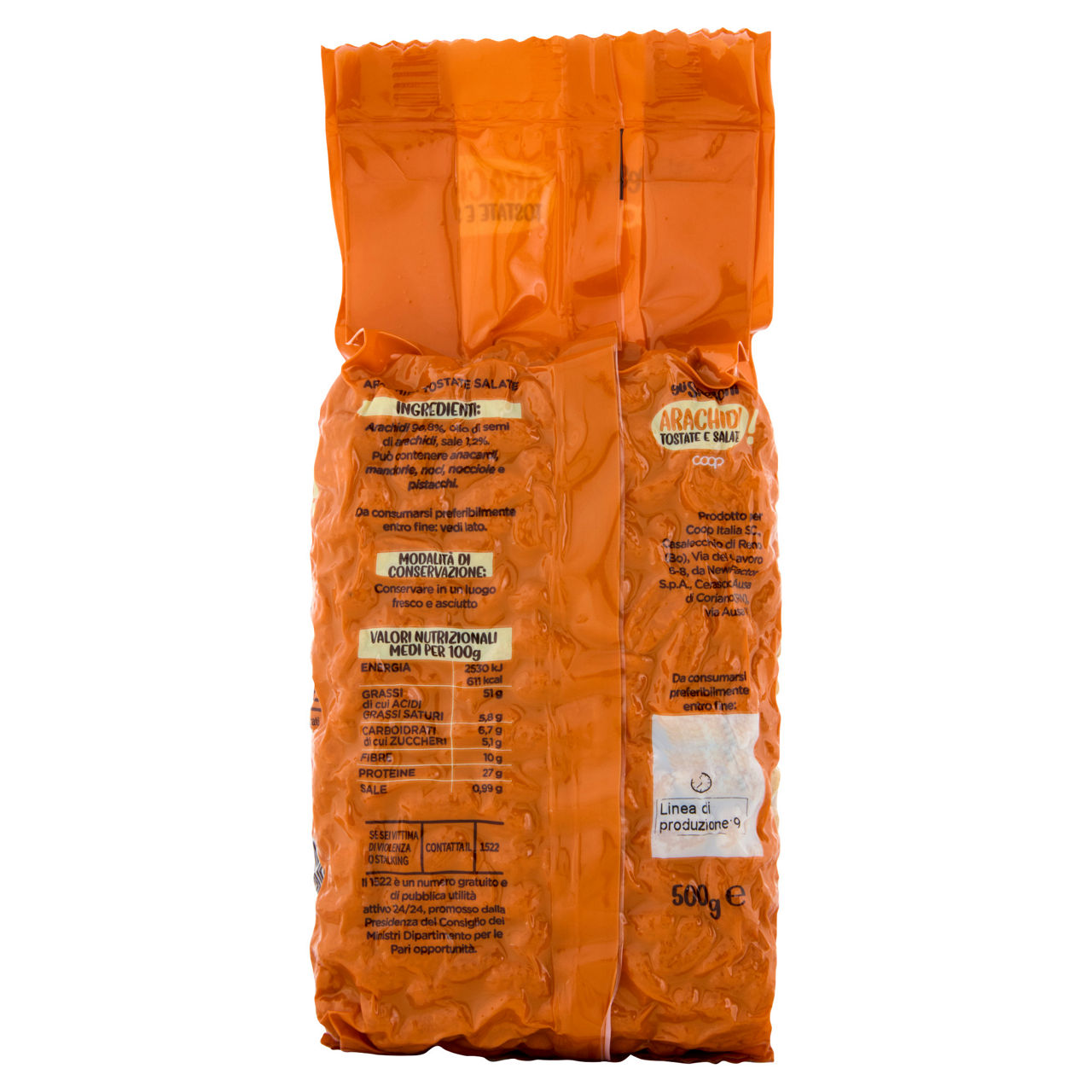Arachidi tostate e salate sottovuoto 500 gr - Immagine 81