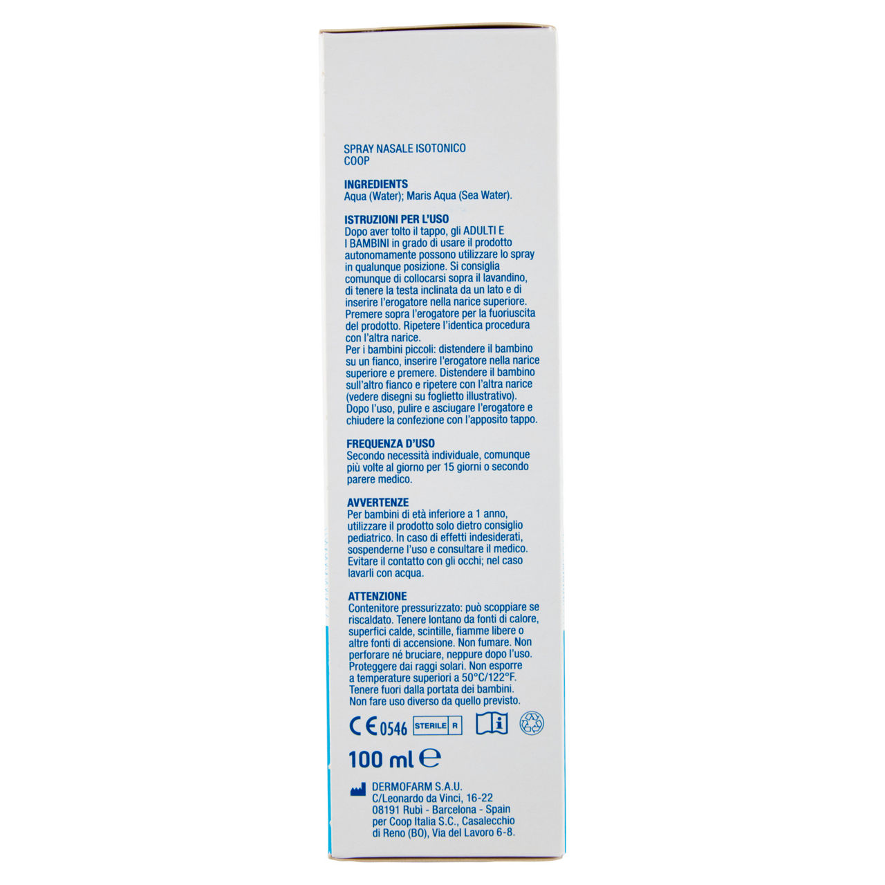 Spray nasale isotonico coop ml 100 - Immagine 11