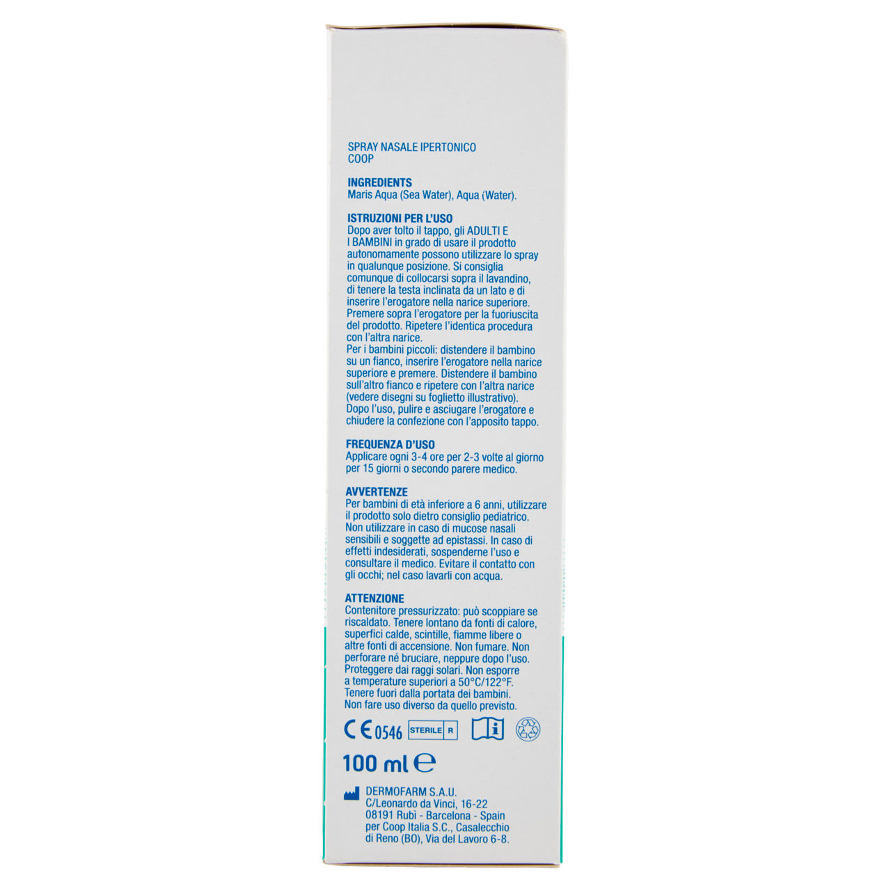 Spray nasale ipertonico coop ml 100 - Immagine 11