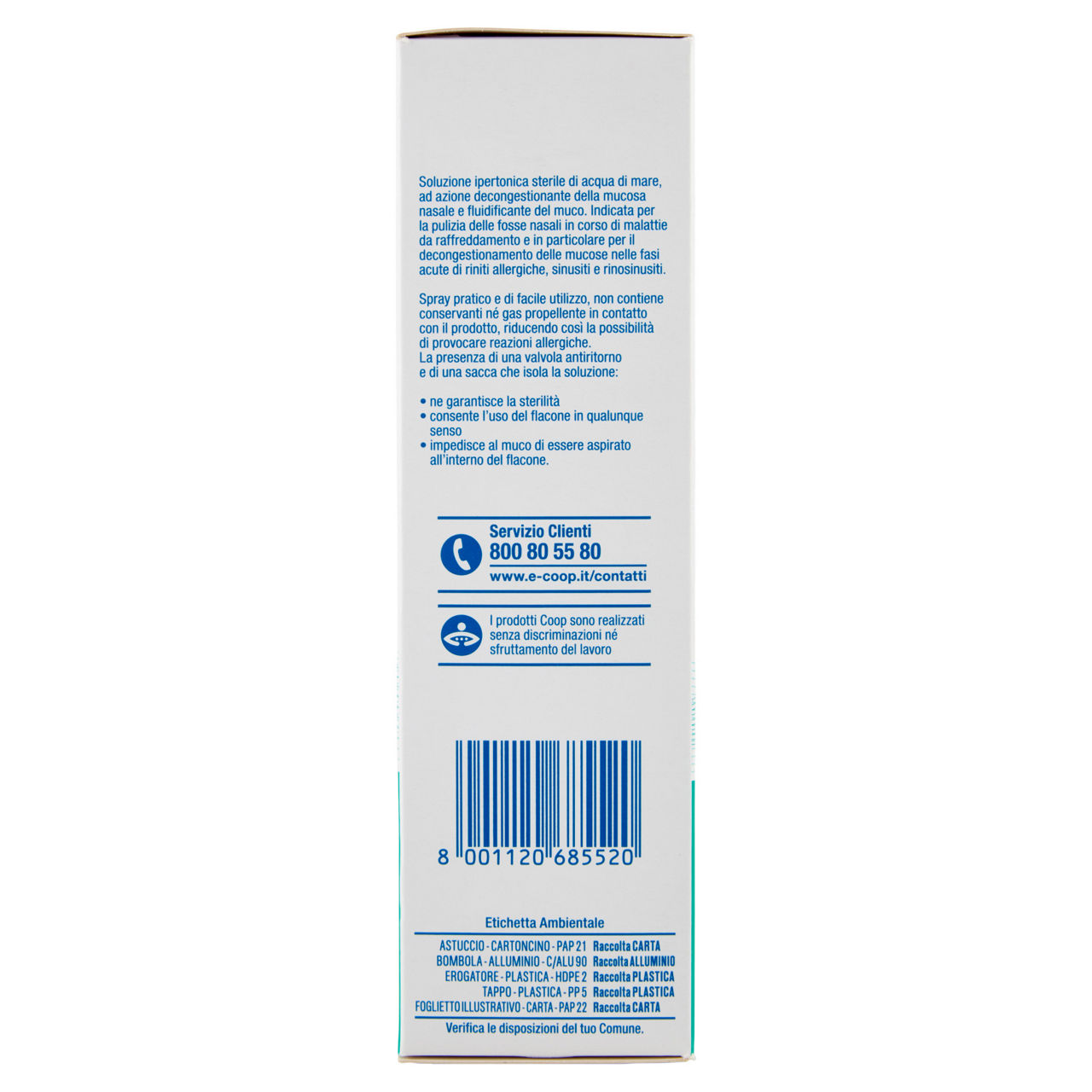 Spray nasale ipertonico coop ml 100 - Immagine 51