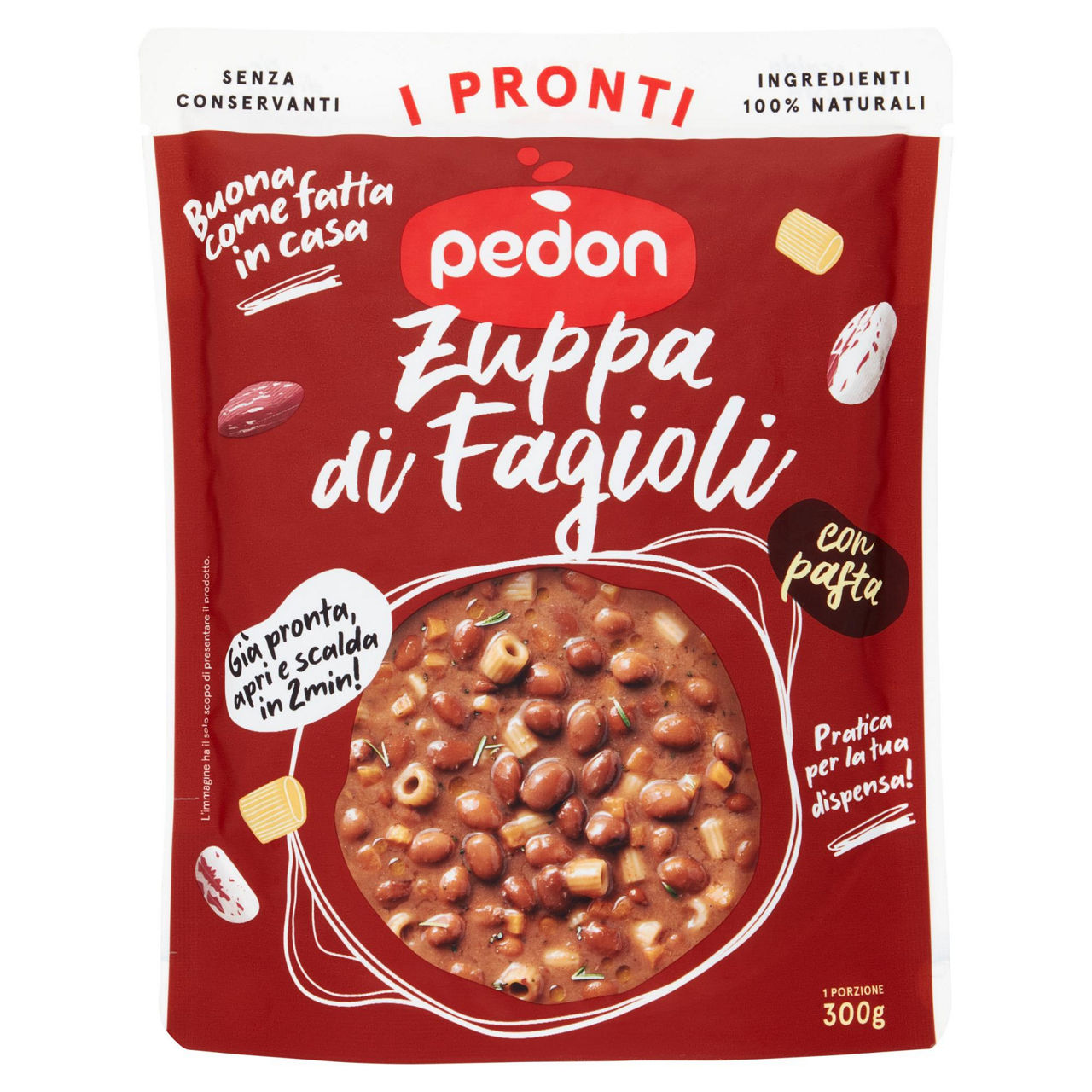 Zuppa di fagioli pronta 300 gr
