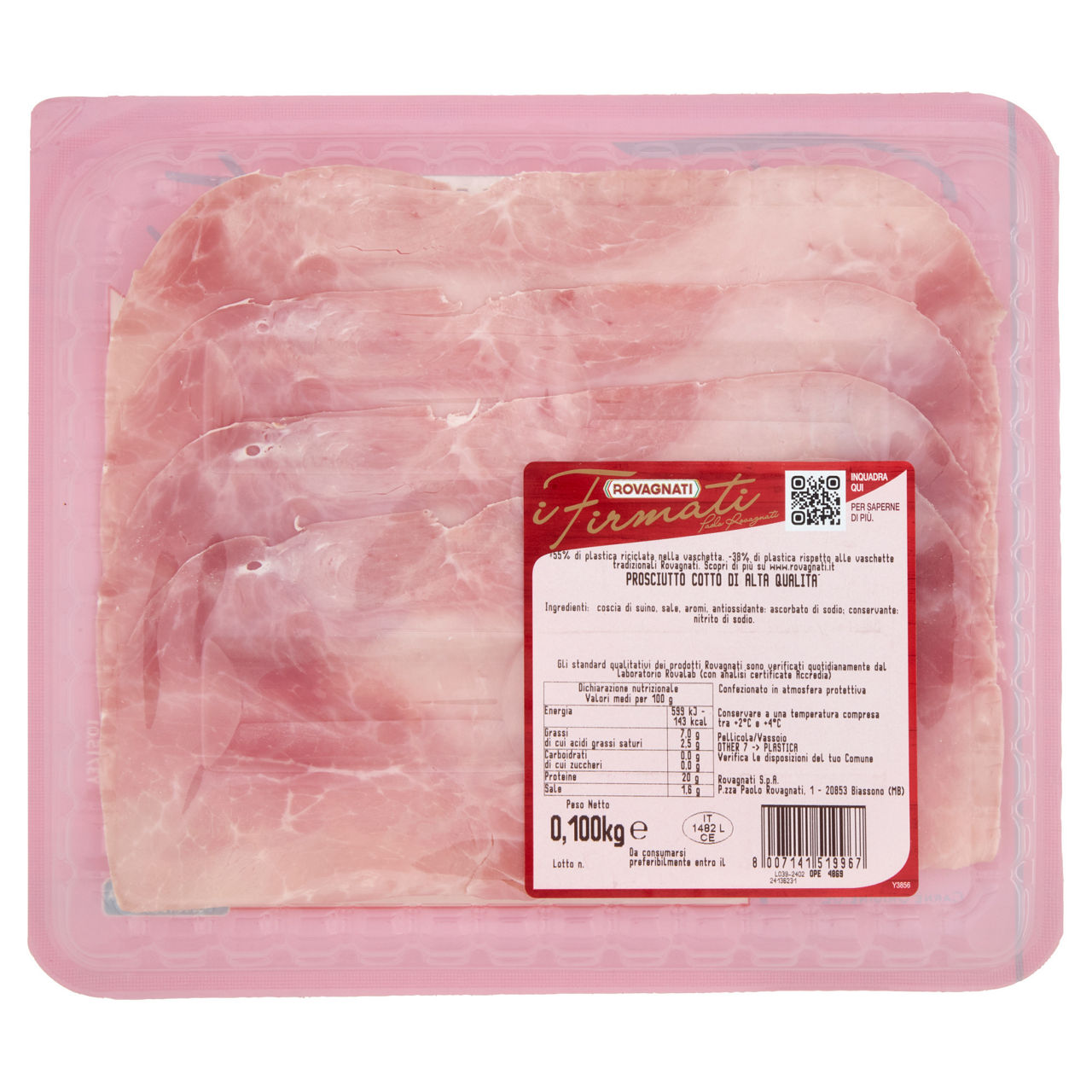 Prosciutto cotto di alta qualità 100 gr - Immagine 21