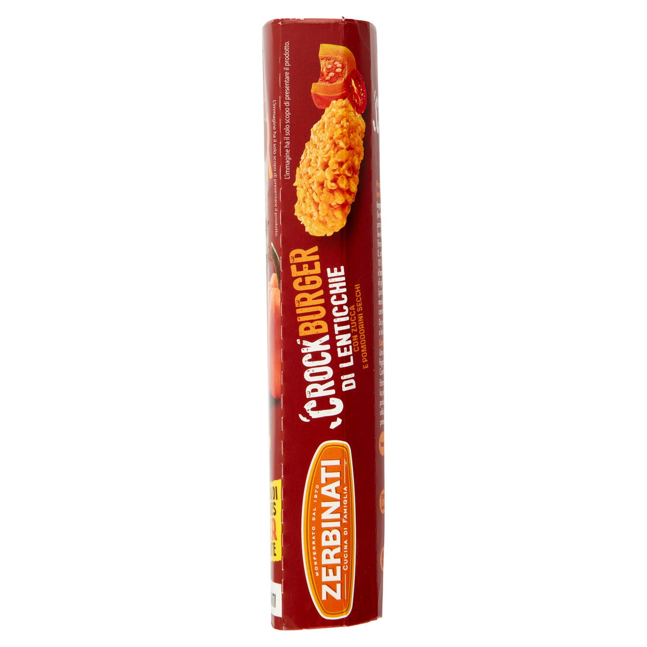 Burger croccanti di lenticchie con zucca e pomodorini secchi 2 pz da 80 gr - Immagine 41