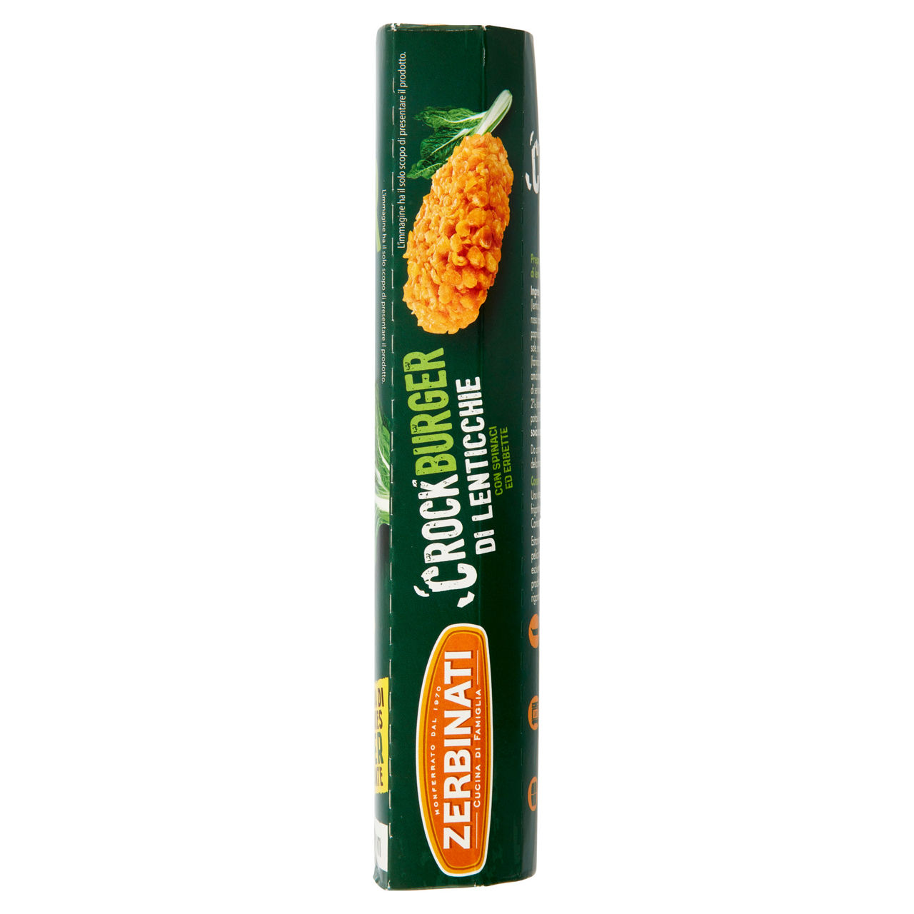 Burger croccanti di lenticchie con spinaci ed erbette 2 pz da 80 gr - Immagine 31