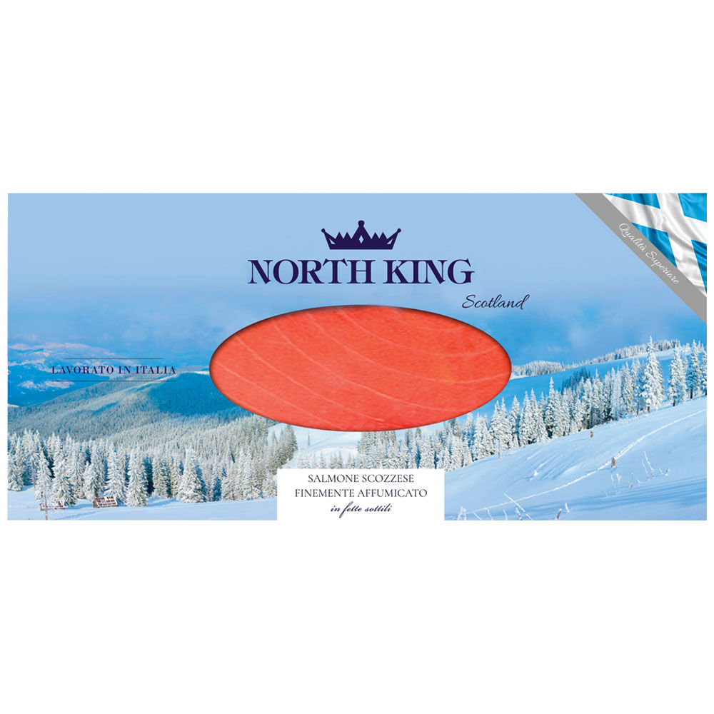 Salmone scozzese finemente affumicato in fette sottili 300 gr
