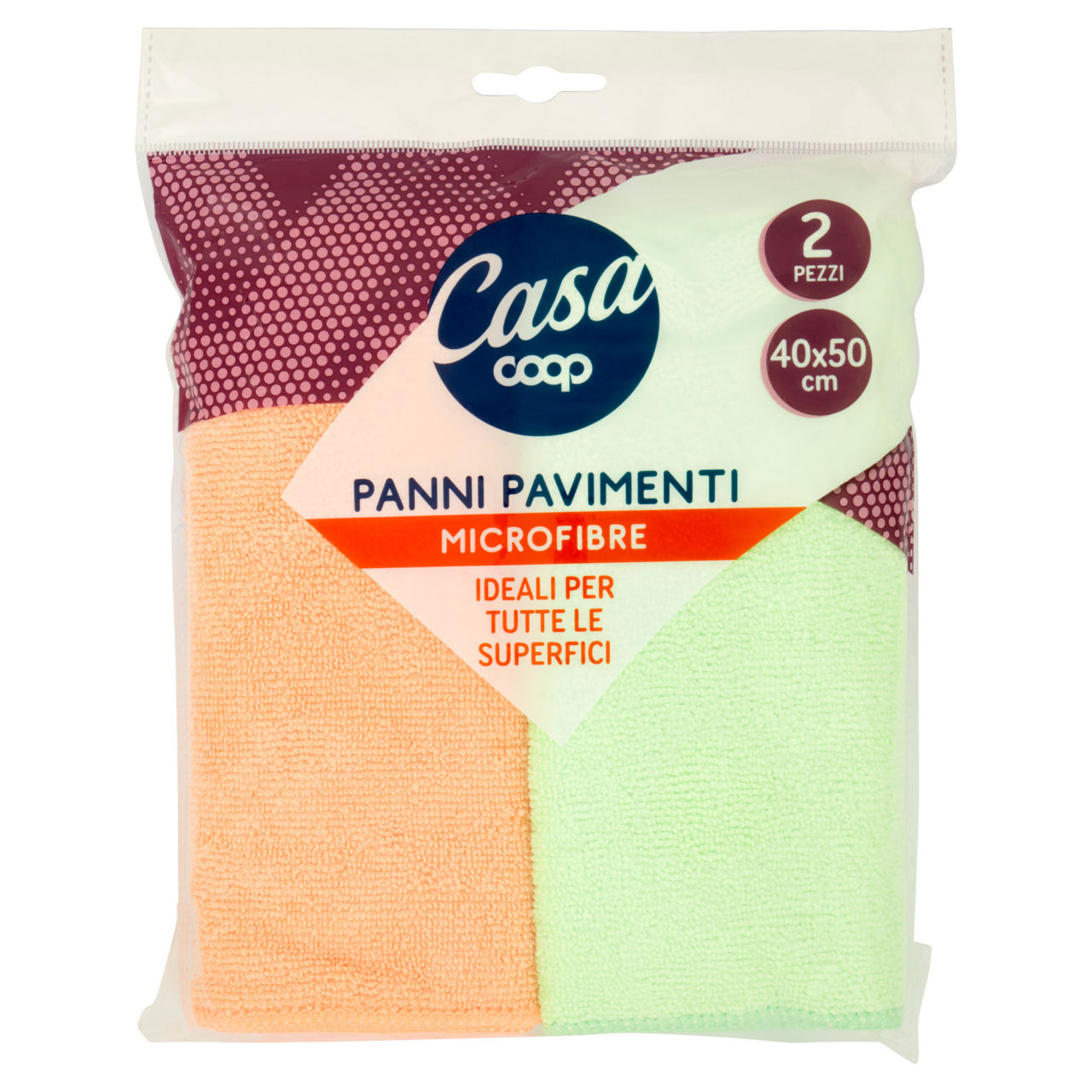 Panni per pavimenti in microfibra 2 pz - Immagine 01