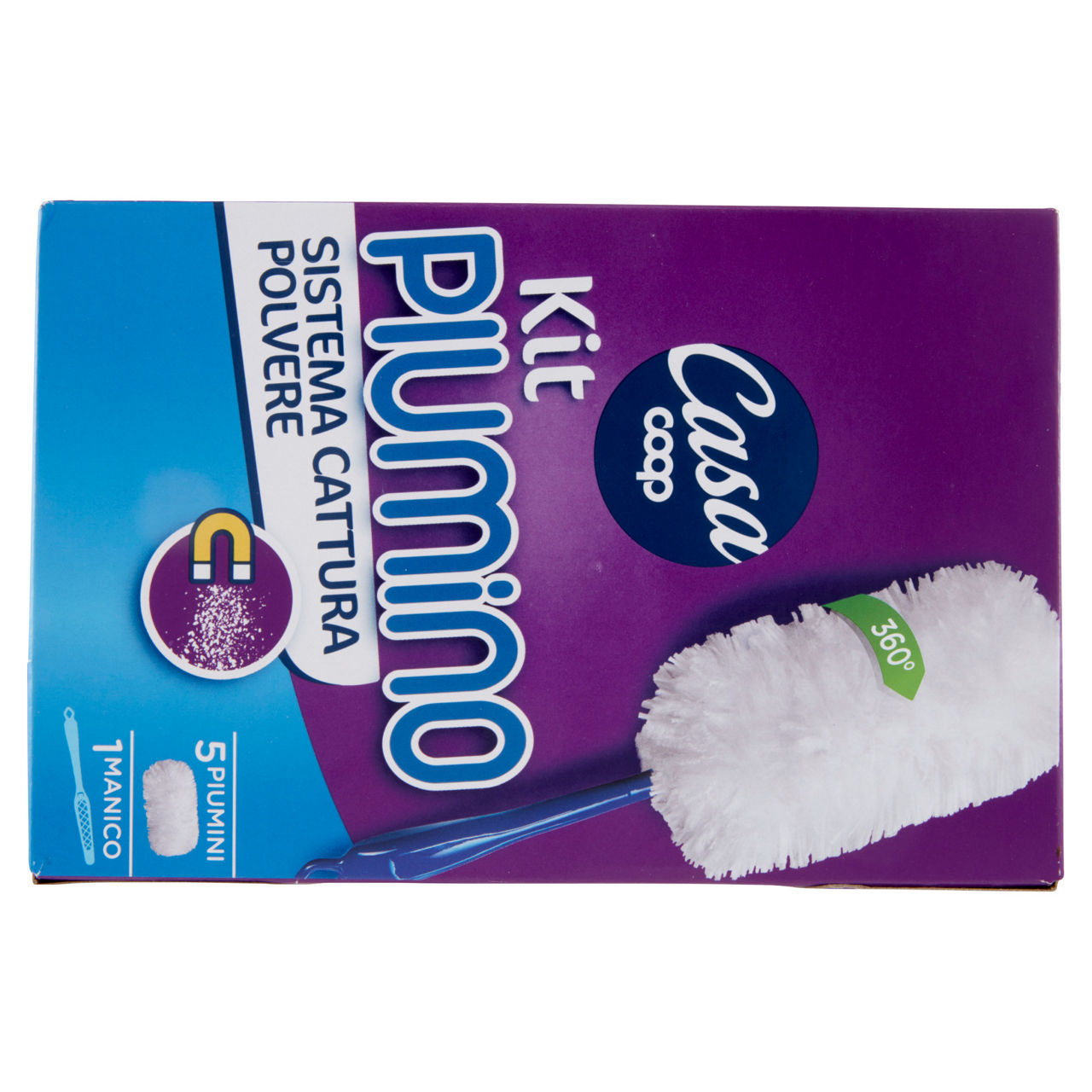 Kit cattura polvere con manico con 5 ricambi piumino 1 pz - Immagine 61