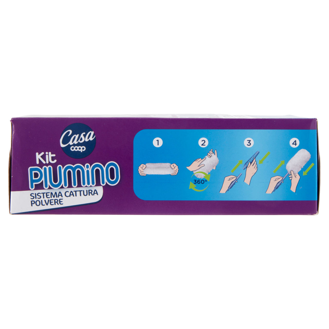 Kit cattura polvere con manico con 5 ricambi piumino 1 pz - Immagine 11