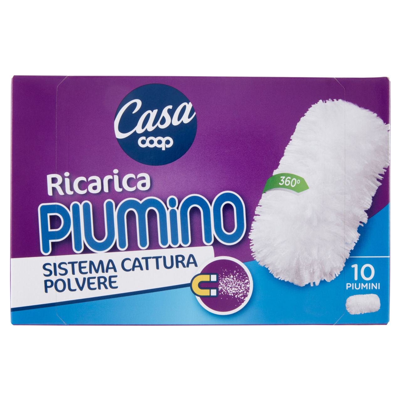 Ricarica piumini cattura polvere 10 pz - Immagine 01