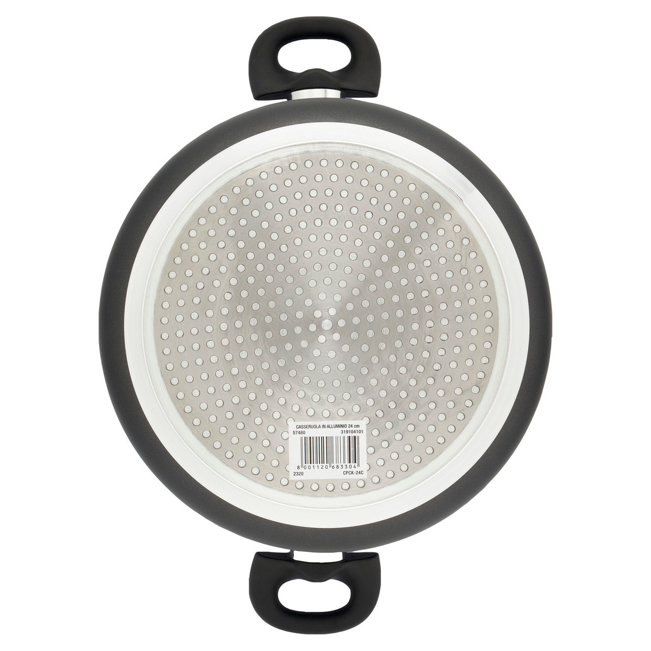 Casseruola 1 manico in alluminio 24 cm antiaderente per gas e induzione - Immagine 21