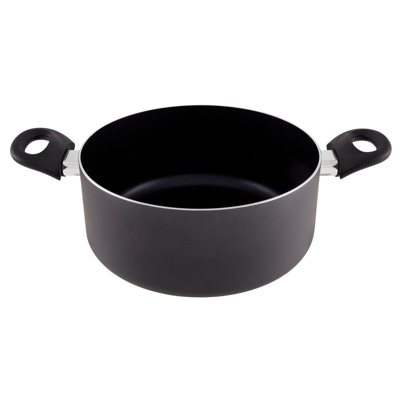 Casseruola 1 manico in alluminio 24 cm antiaderente per gas e induzione - Immagine 11