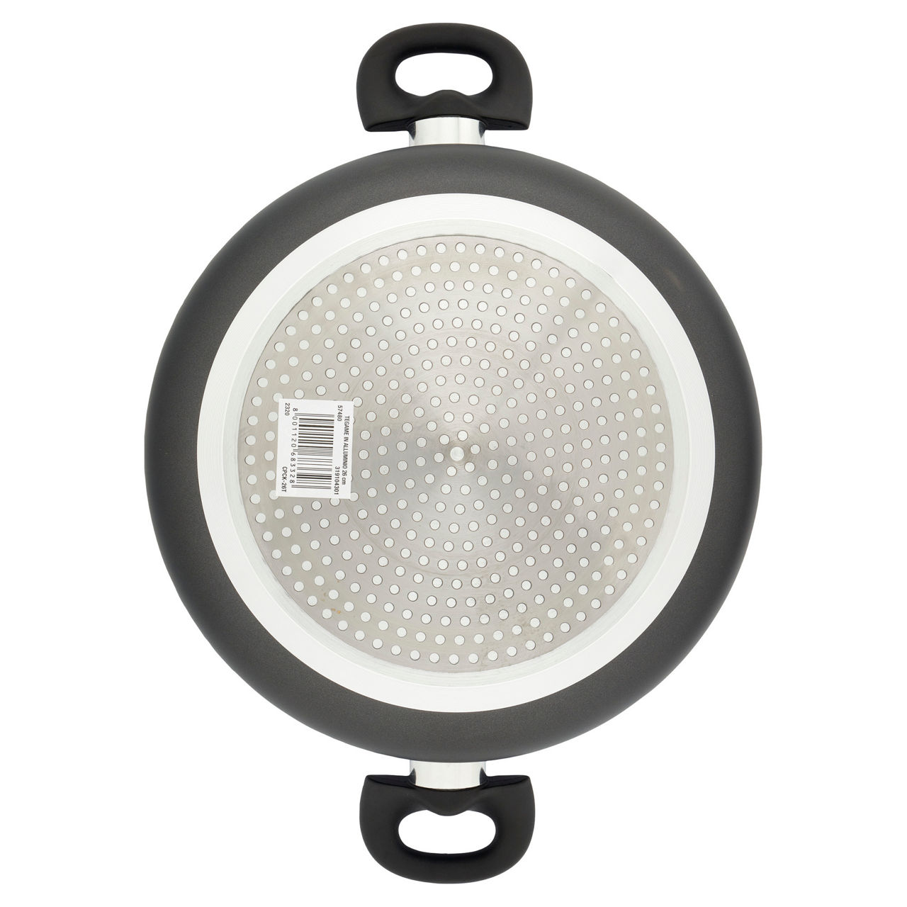 Tegame in alluminio 26 cm antiaderente per gas e induzione - Immagine 21