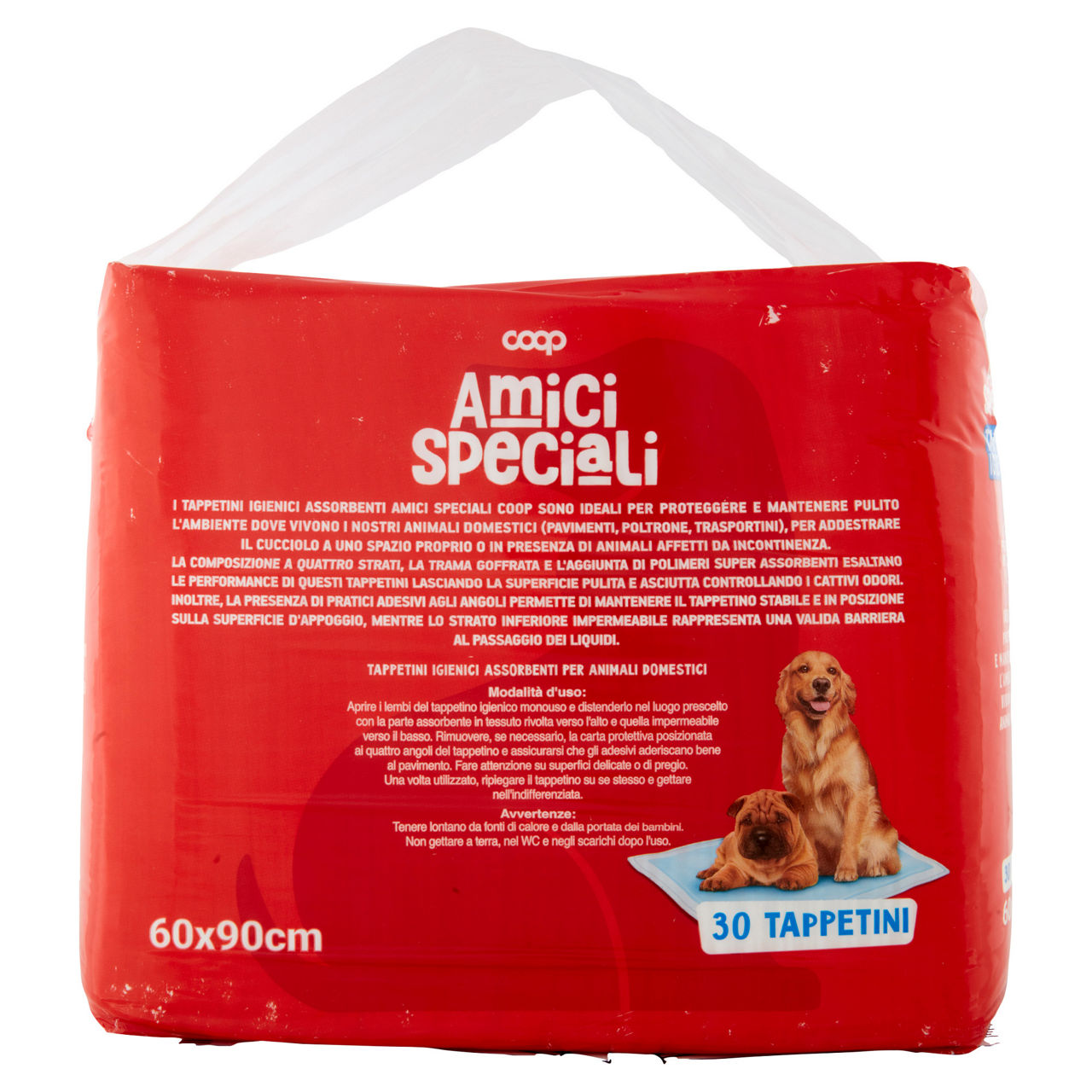 Acc.cane tappetino igienico amici speciali coop multiuso cm 60x90 cello pz 30 - Immagine 11