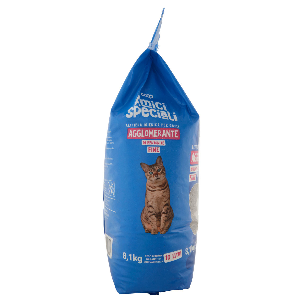 Lettiera igienica per gatti amici speciali coop agglomerante bianca lt 10 - Immagine 61