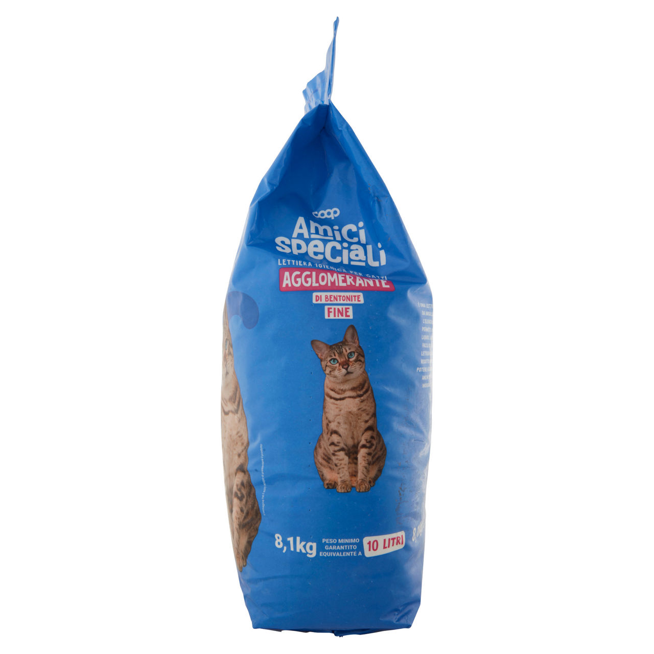 Lettiera igienica per gatti amici speciali coop agglomerante bianca lt 10 - Immagine 51