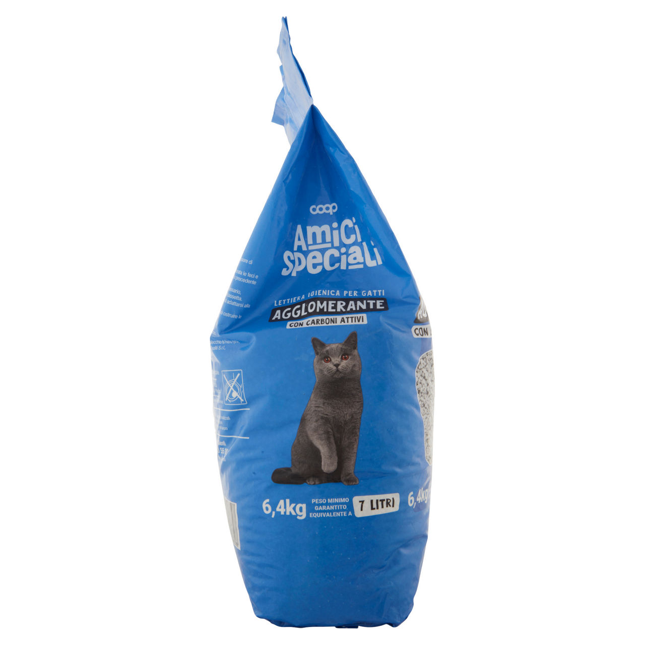 Lettiera igienica per gatti amici speciali coop carboni attivi lt 7 - Immagine 61