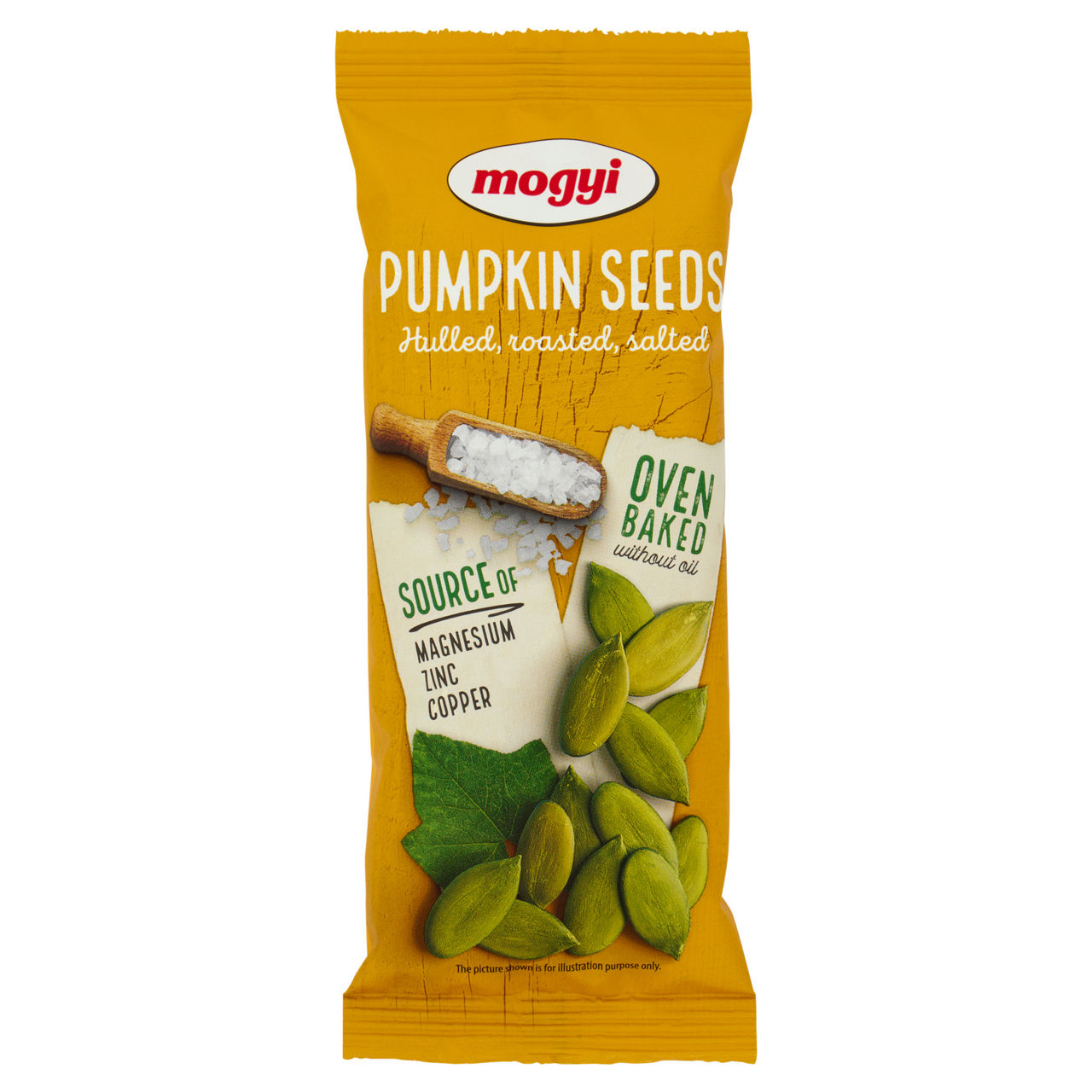 Semi di zucca sgusciati tostati e salati 70 gr - Immagine 01