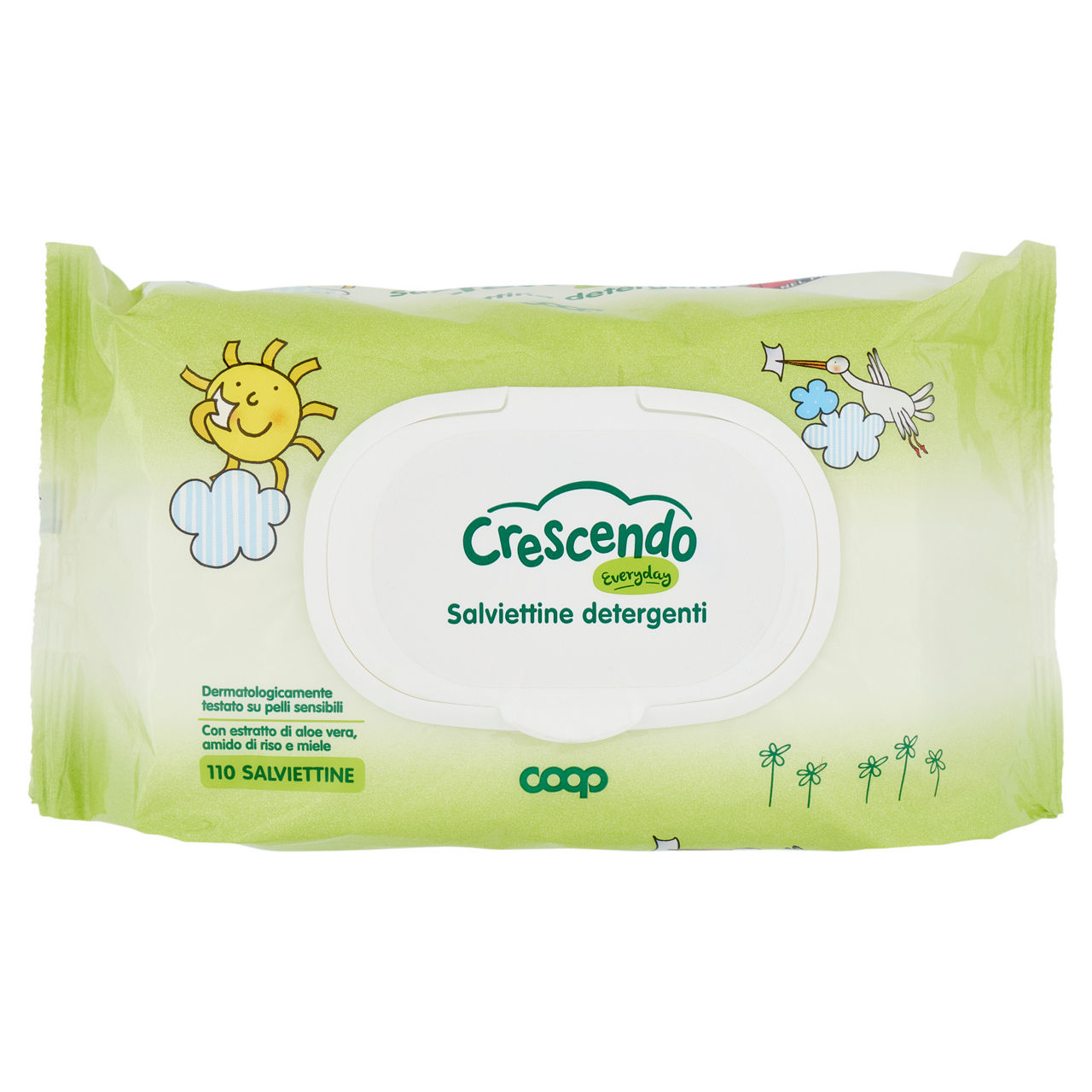 Salviettine detergenti per bimbi 110 pz