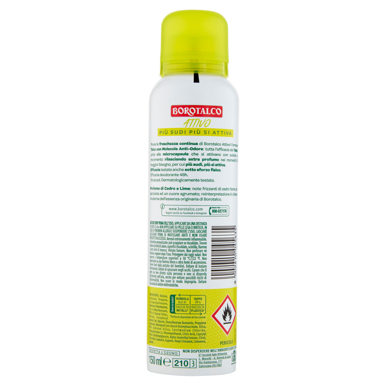 Deodorante spray Attivo giallo 150 ml - Immagine 41