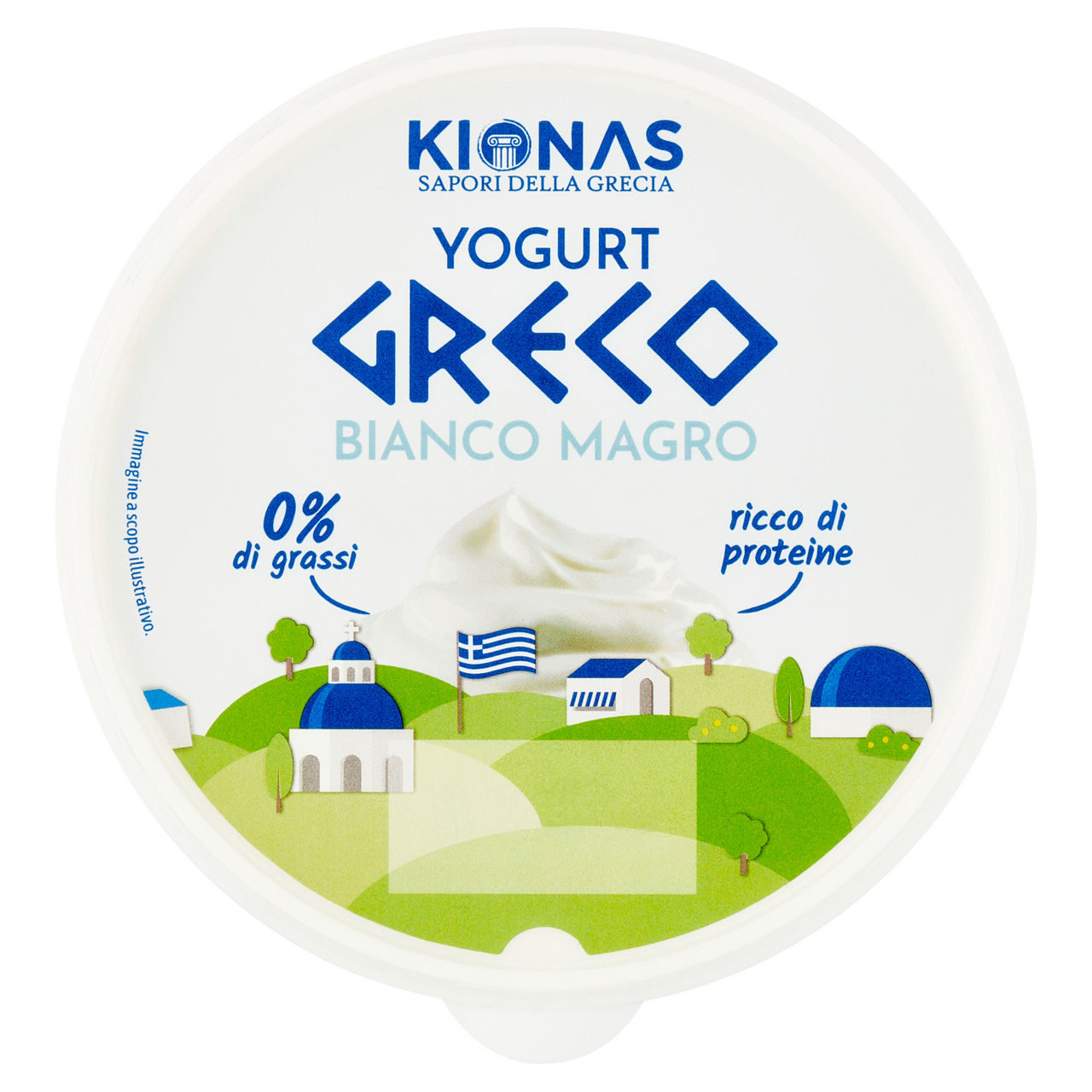 Yogurt Greco bianco magro 500 gr - Immagine 01