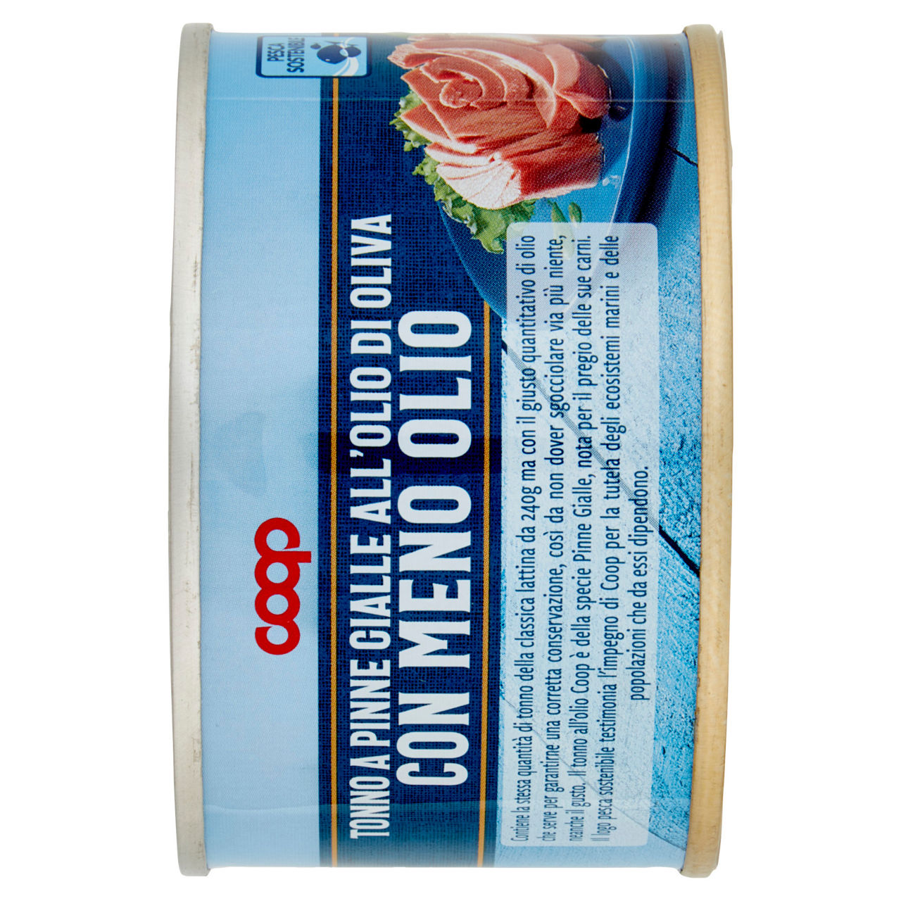 Tonno in olio di oliva "meno olio" lattina coop g220 - Immagine 51