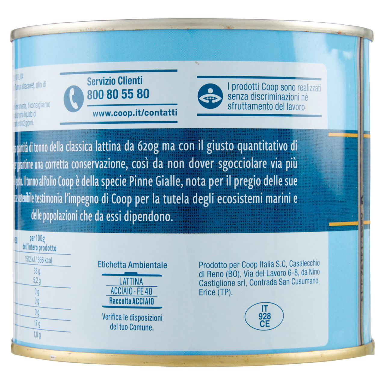 Tonno olio d'oliva lattina coop g 600 - Immagine 31