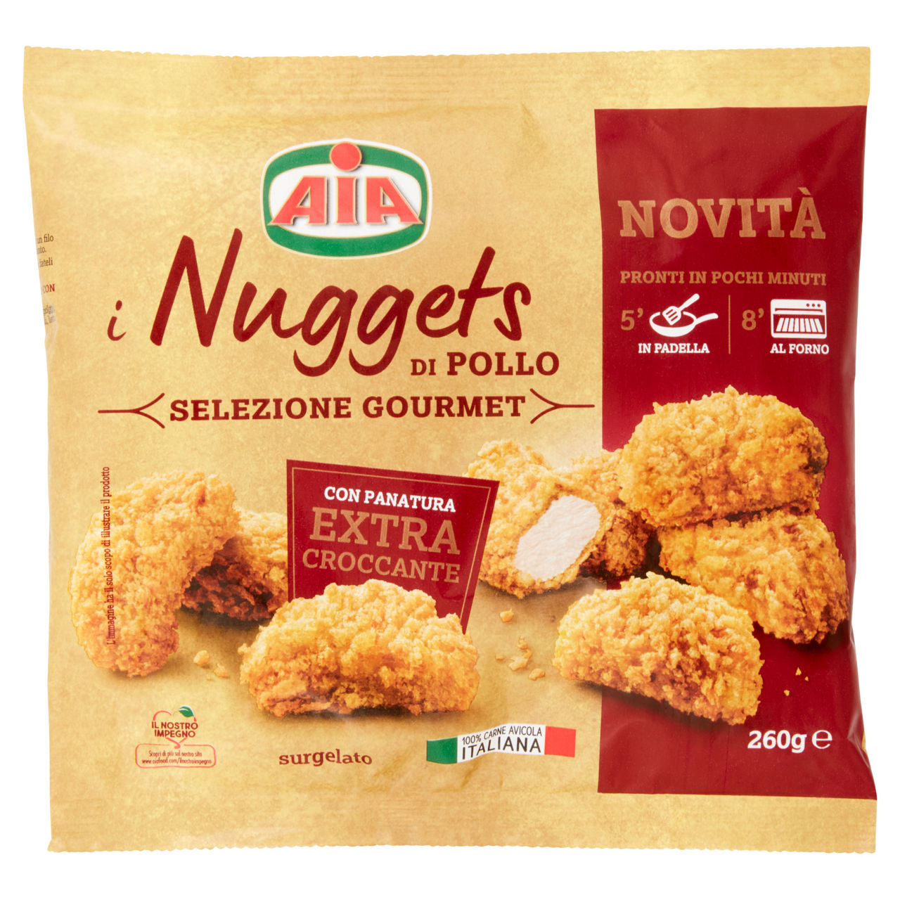 Nuggets di pollo selezione Gourmet 260 gr - Immagine 01