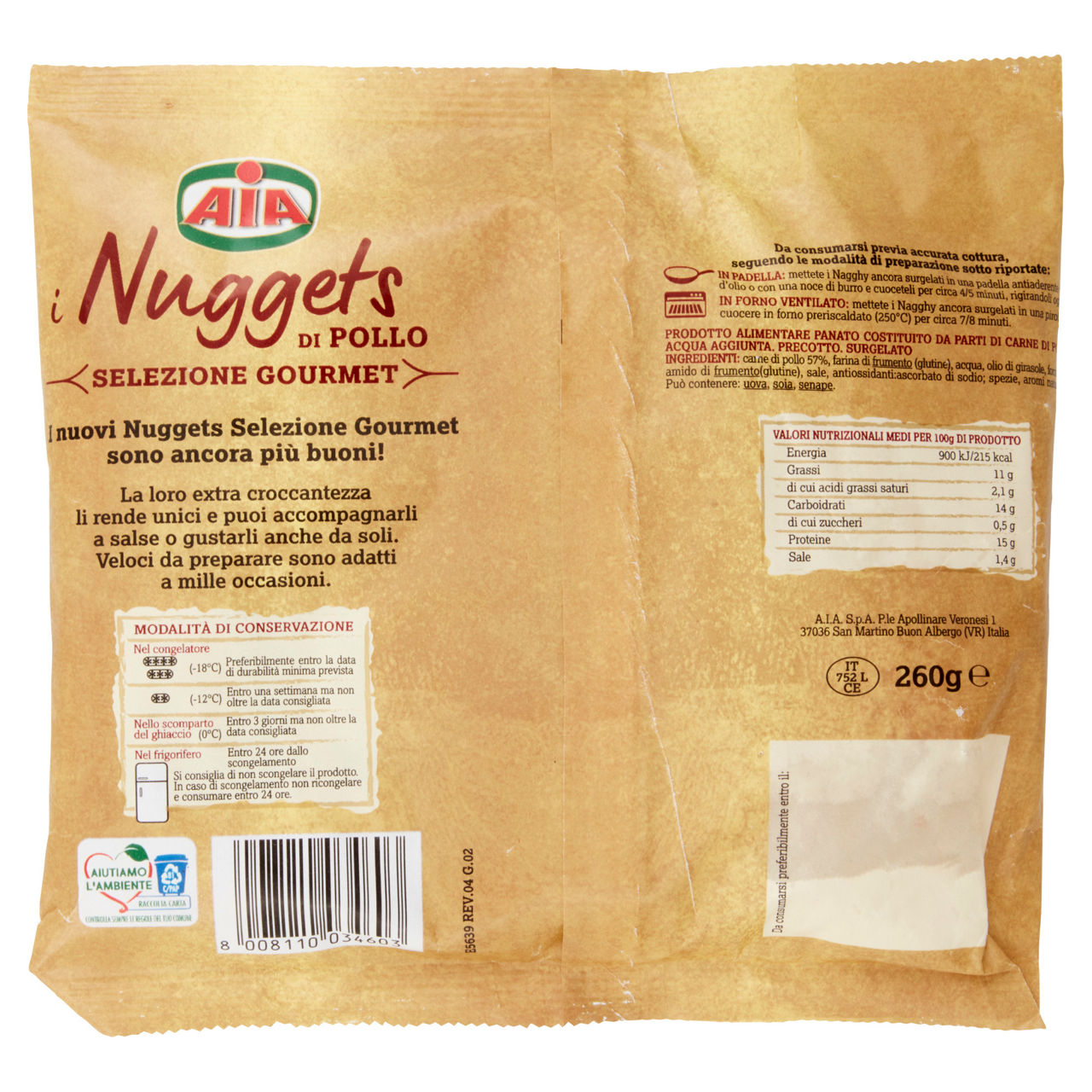Nuggets di pollo selezione Gourmet 260 gr - Immagine 21