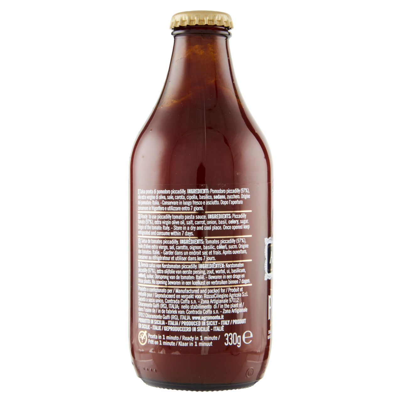 Salsa pronta di pomodoro piccadilly 330 gr - Immagine 11