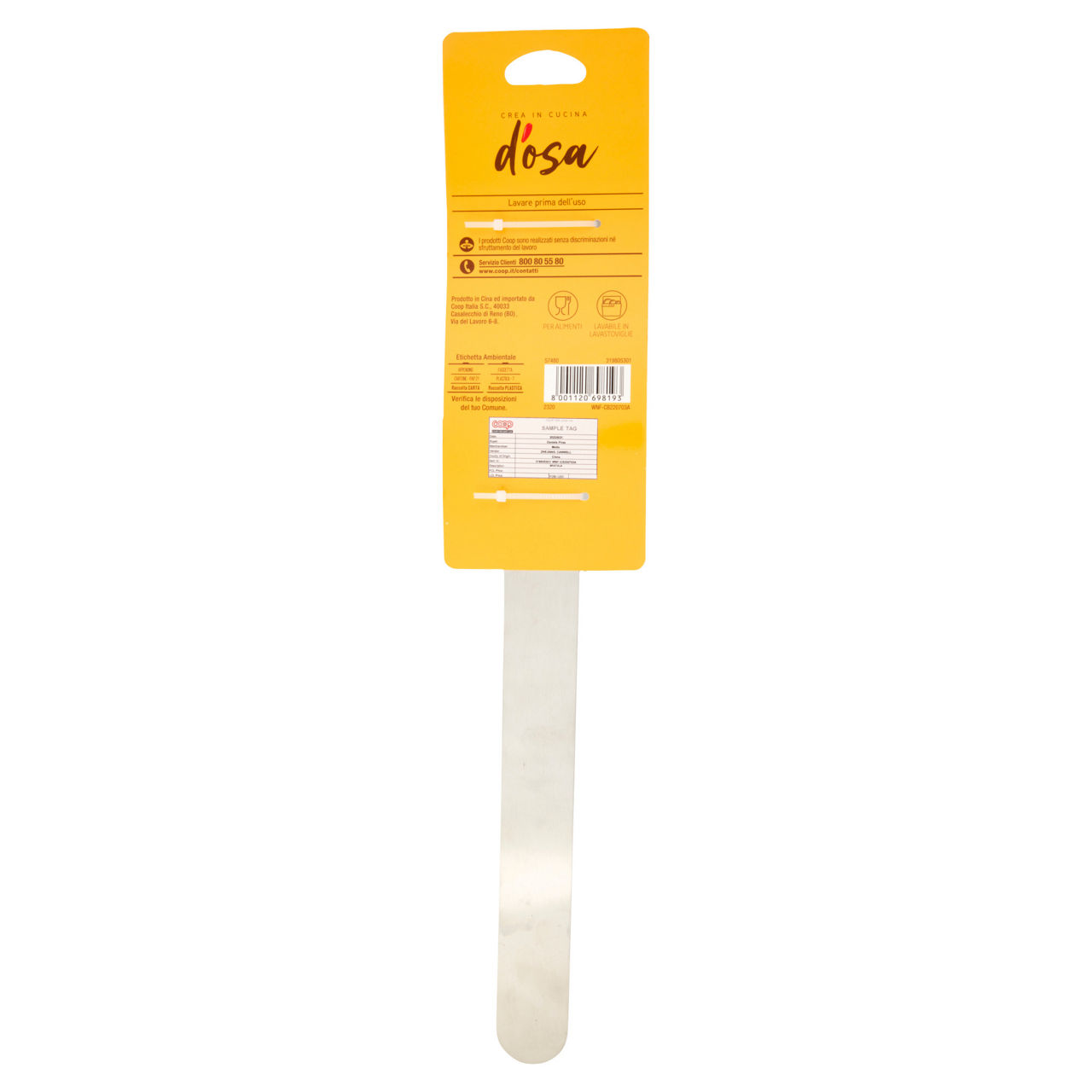 Spatola lunga acciaio 37cm coop - Immagine 11