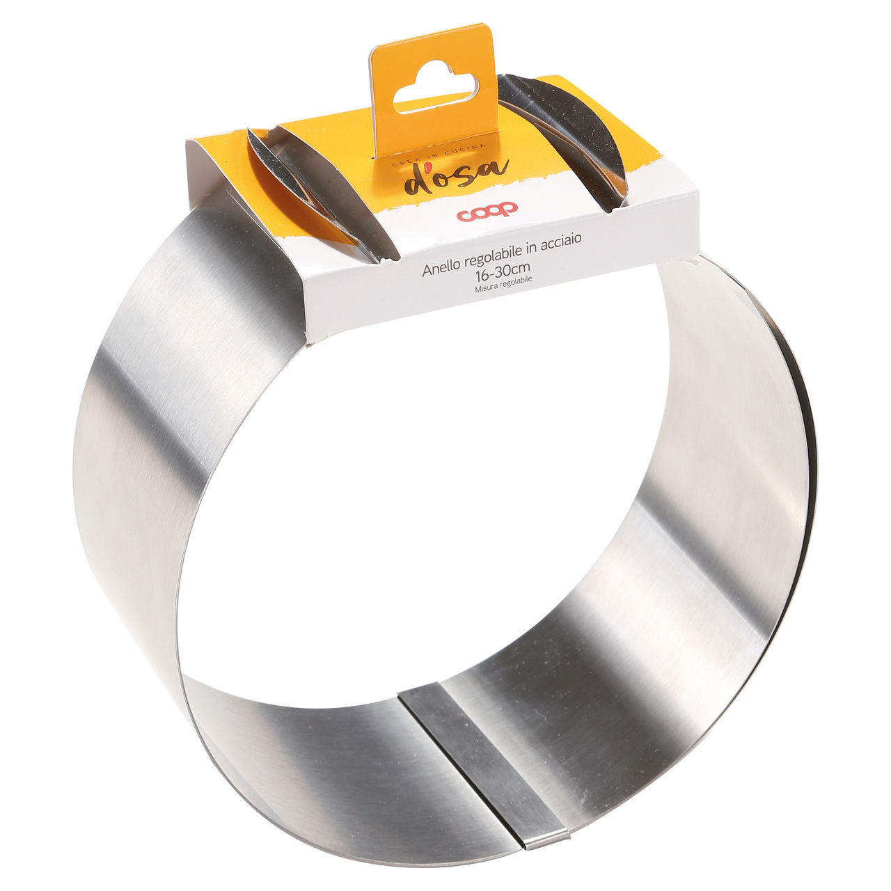 Anello regolabile 16-30cm tondo acciaio coop