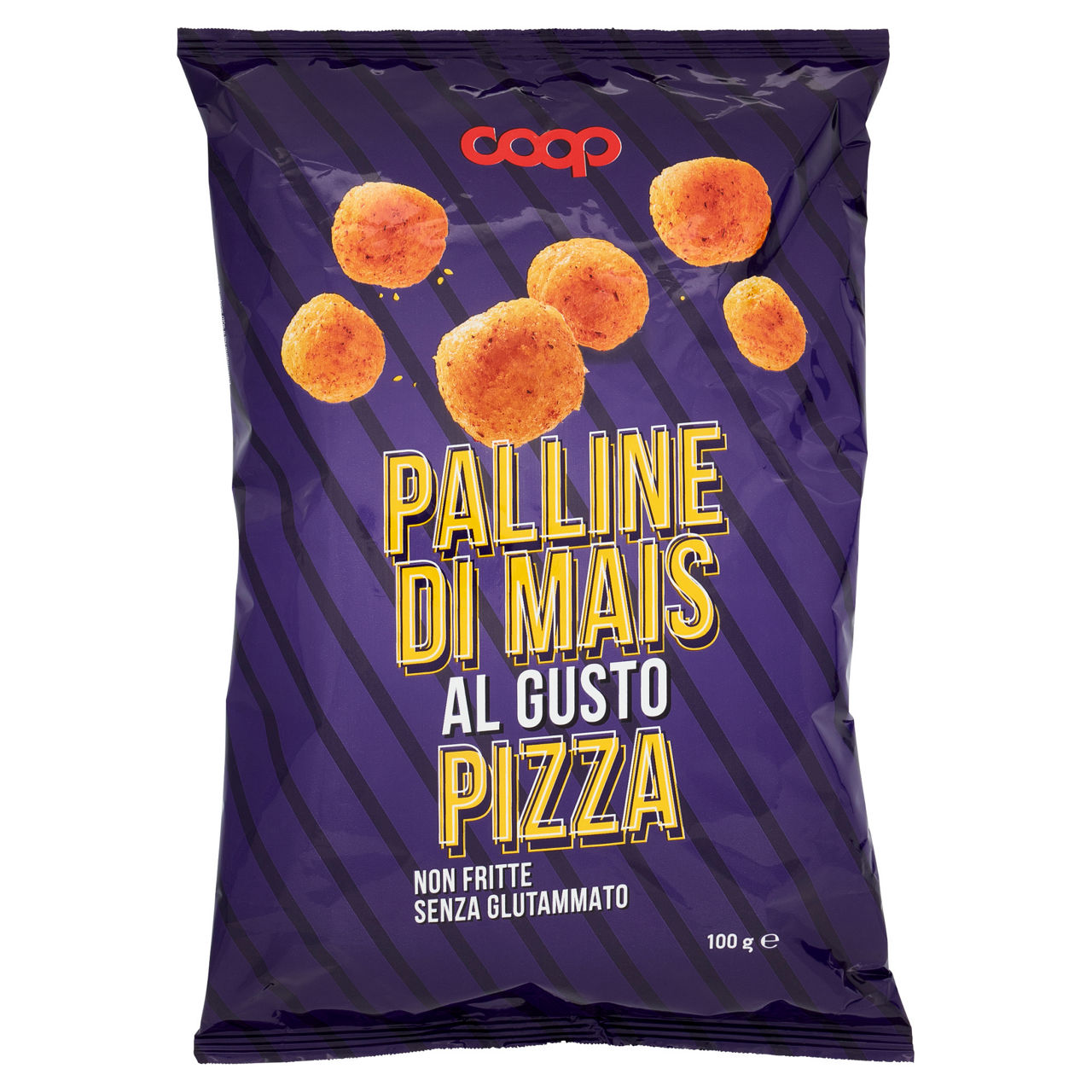 Palline di mais gusto pizza 100 gr