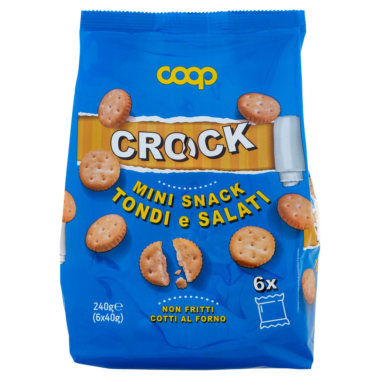Mini snack tondi Crock 6 pz x 40 gr - Immagine 01
