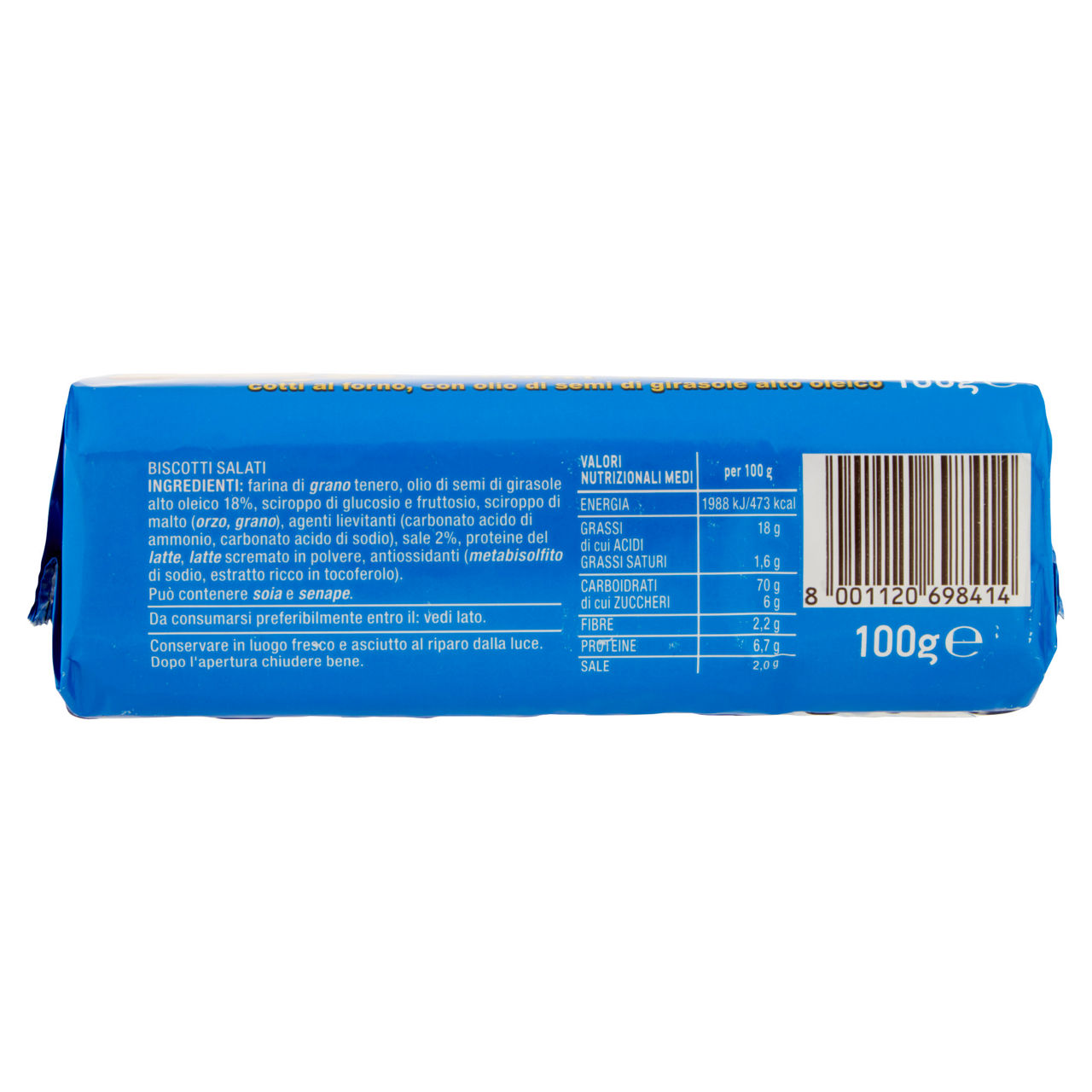 Biscotti salati Crock 100 gr - Immagine 61
