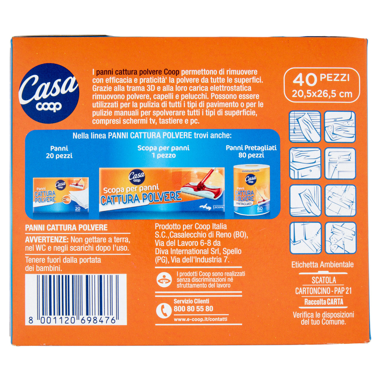 Panni cattura polvere 40 pz - Immagine 61