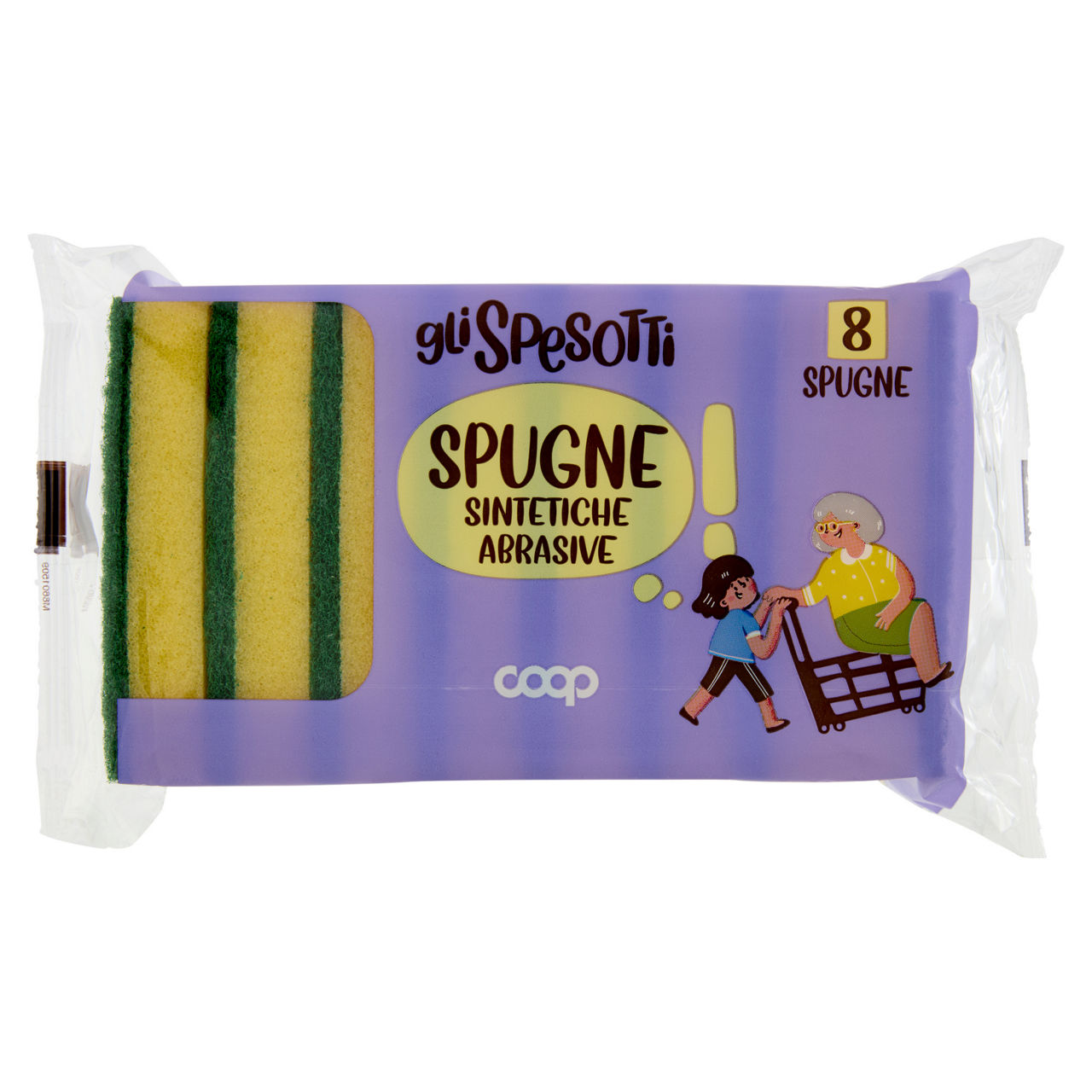 Spugne sintetiche abrasive 8 pz