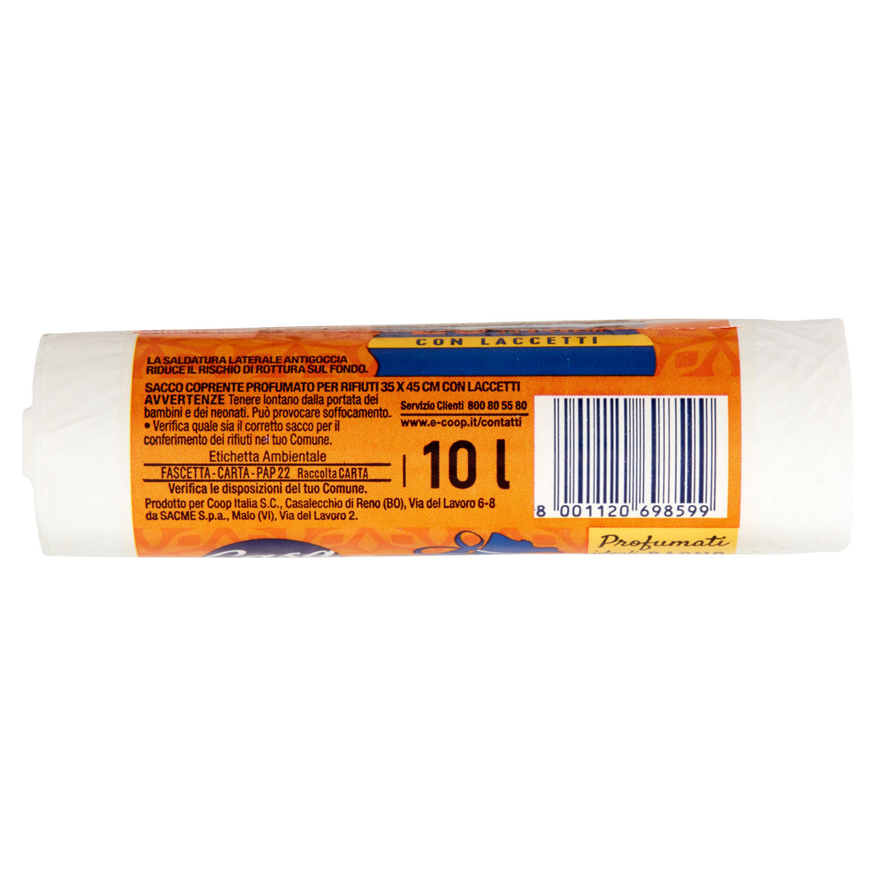Sacchi nettezza per bagno piccoli profumati con laccetto 6,5 lt 20 pz - Immagine 41