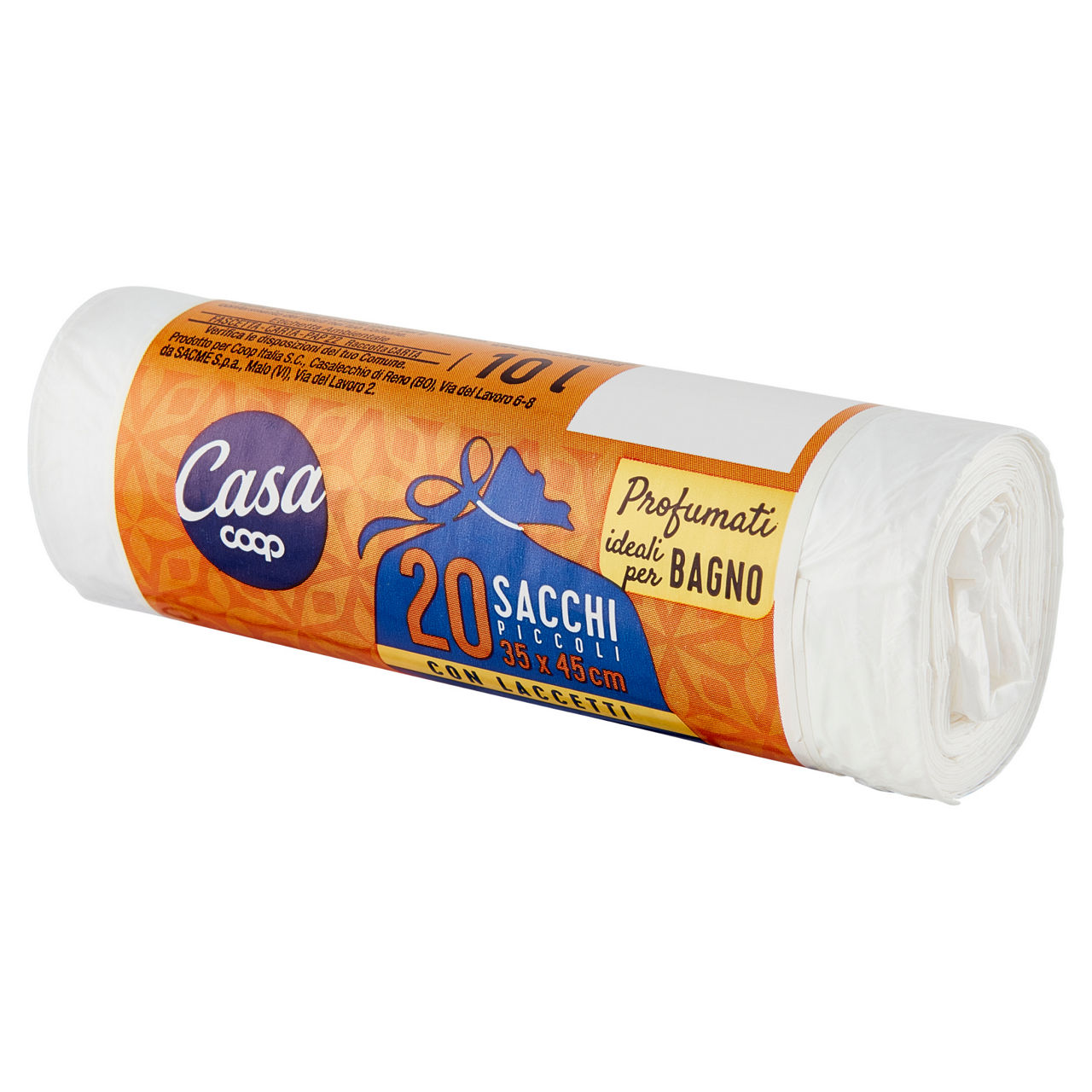 Sacchi nettezza per bagno piccoli profumati con laccetto 6,5 lt 20 pz - Immagine 11
