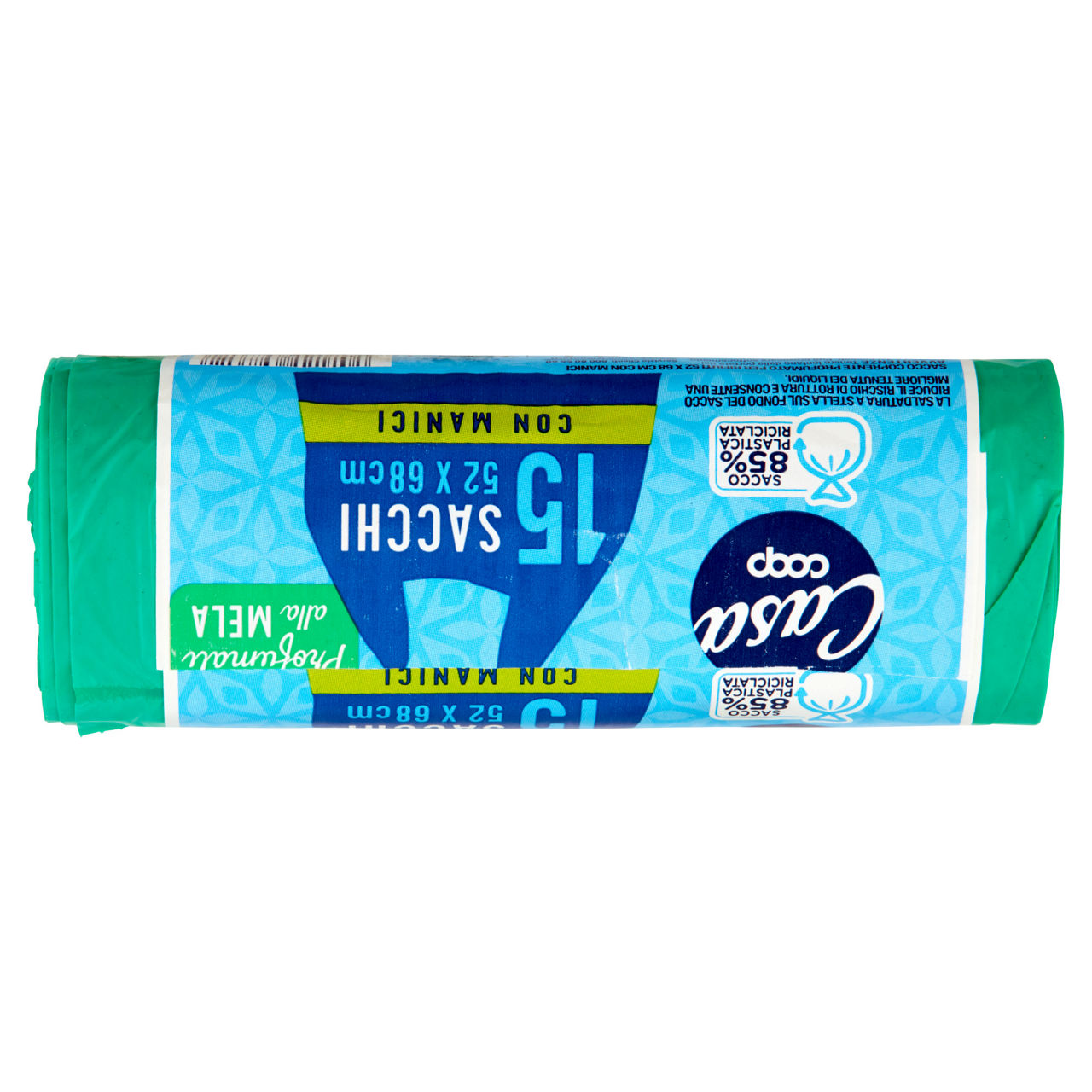 Sacchi nettezza profumati alla mela con maniglia 30 lt 15 pz - Immagine 21