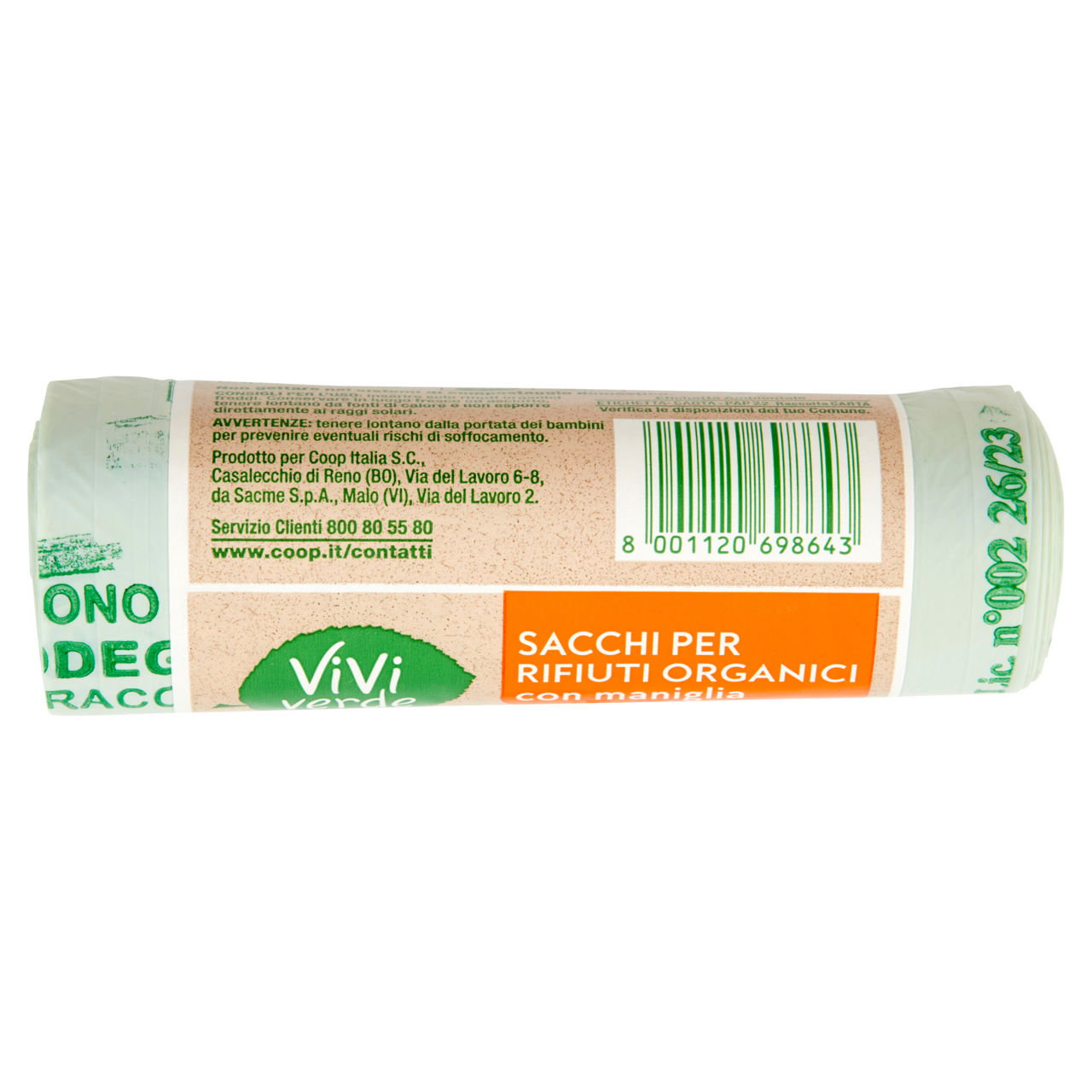 Sacchi per rifiuti umidi compostabili con maniglia 30 lt 15 pz - Immagine 11