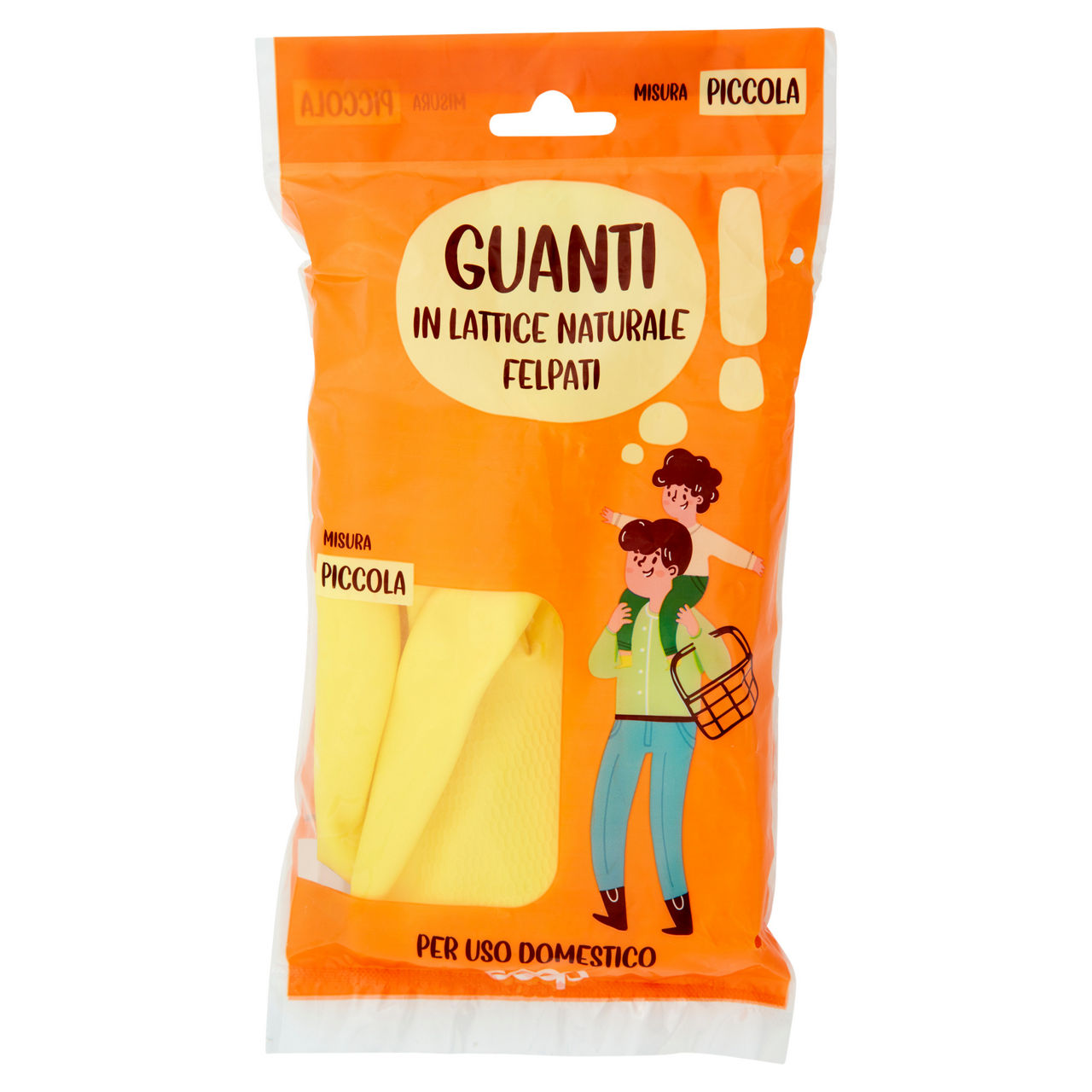 Guanti felpati taglia piccola 1 pz