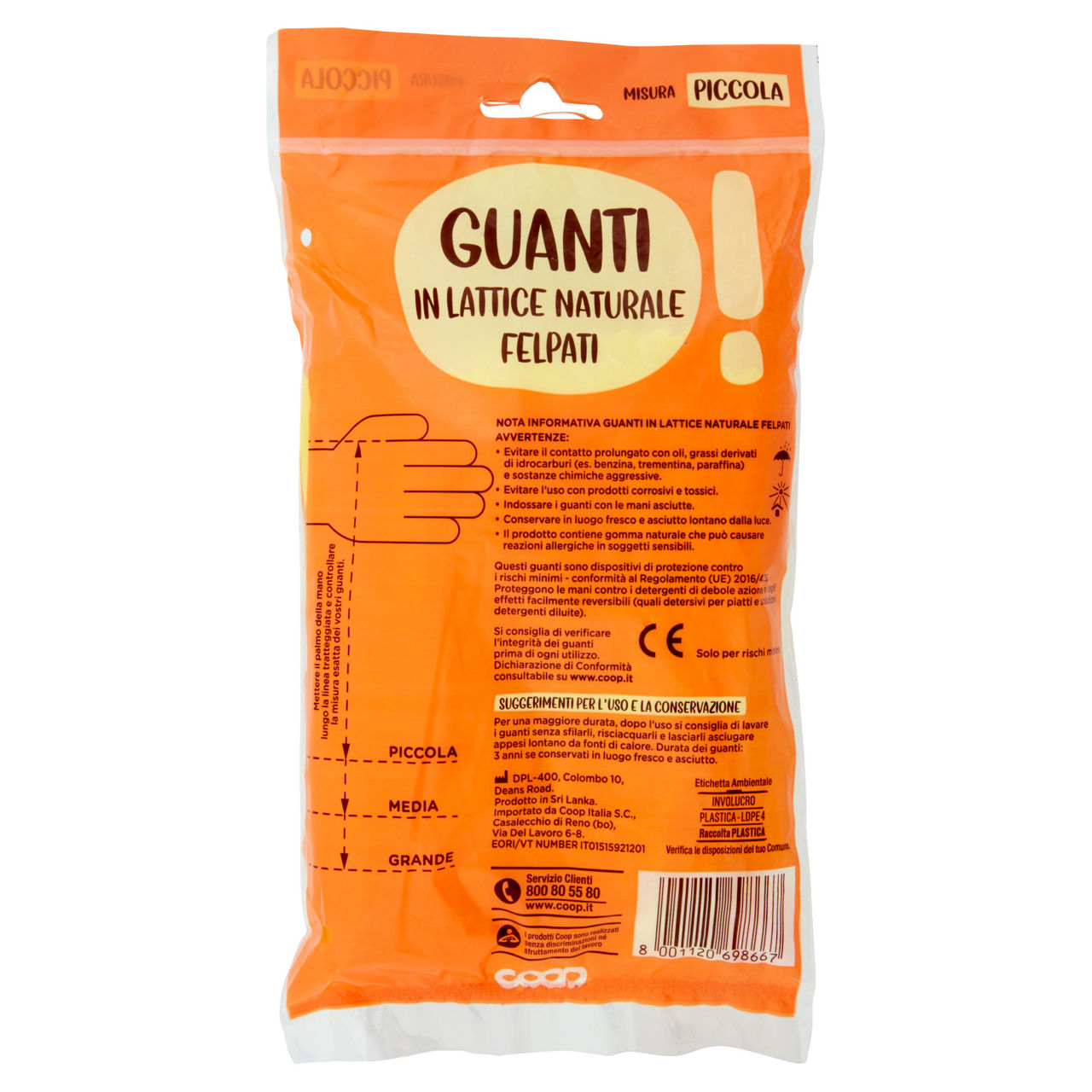 Guanti felpati taglia piccola 1 pz - Immagine 41