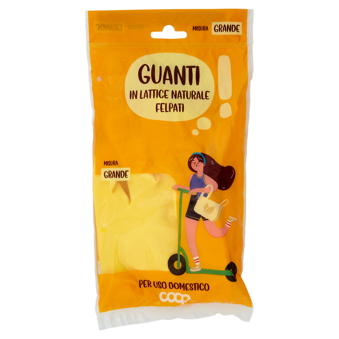 Guanti felpati taglia grande 1 pz - Immagine 01