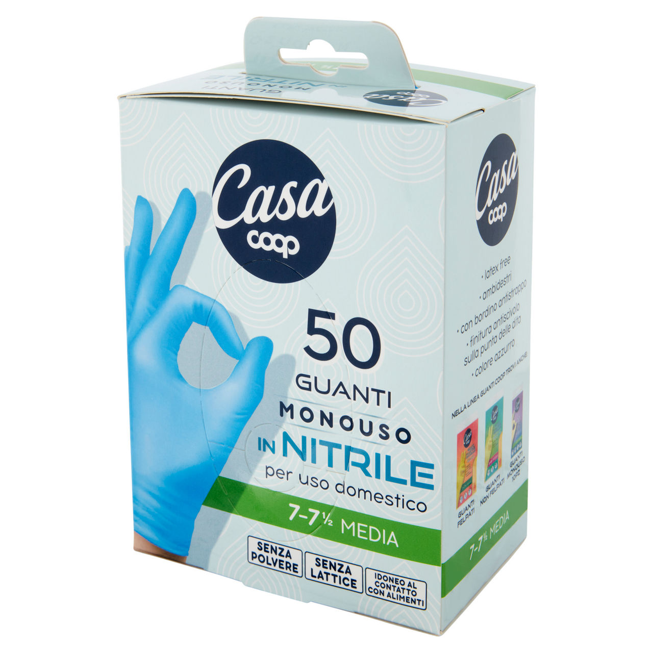 Guanti in nitrile monouso taglia media 50 pz - Immagine 51