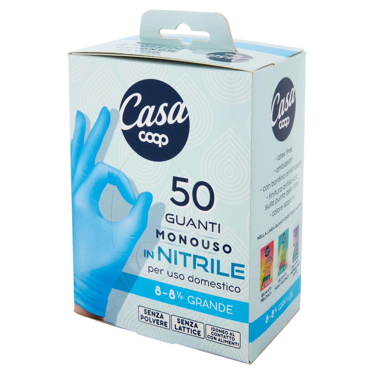 Guanti in nitrile monouso taglia grande 50 pz - Immagine 51