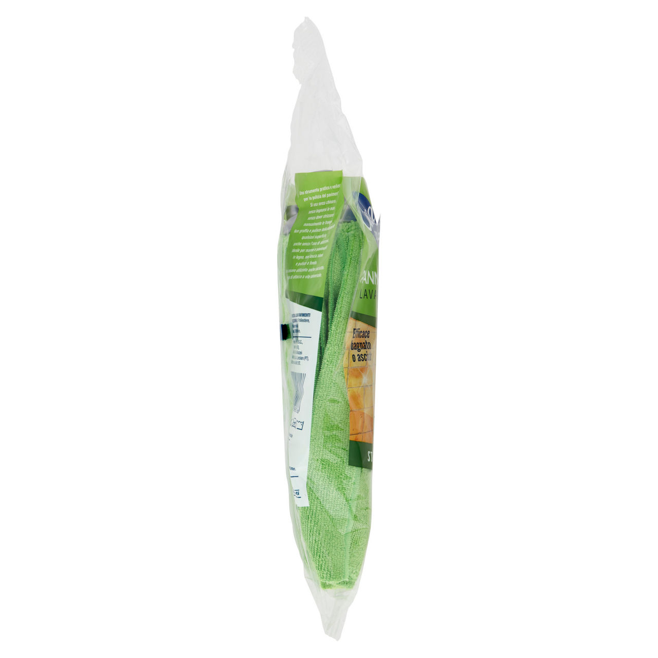 Panno ruota lavapavimenti verde in microfibra a strisce 1 pz - Immagine 11