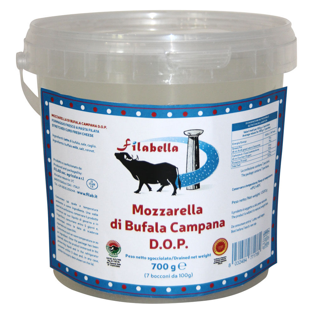 Mozzarella di bufala campana DOP 100 gr x 7 pz - Immagine 01