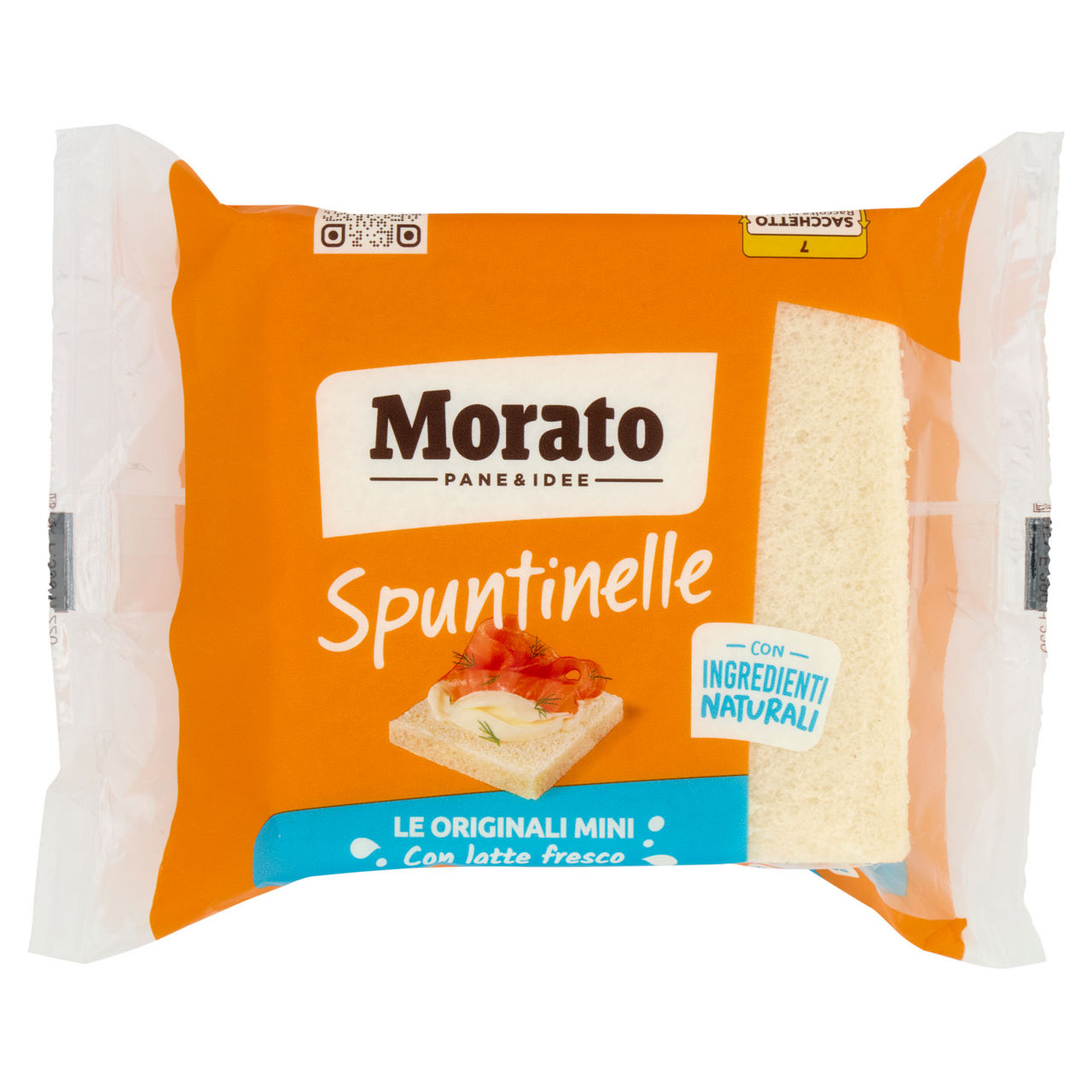 Pane da tramezzino al latte Spuntinelle mini 175 gr - Immagine 01