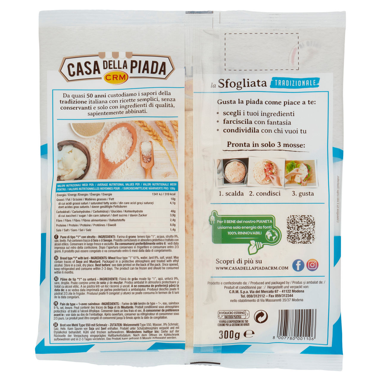 Piadina la sfogliata tradizionale 4 pz - Immagine 41
