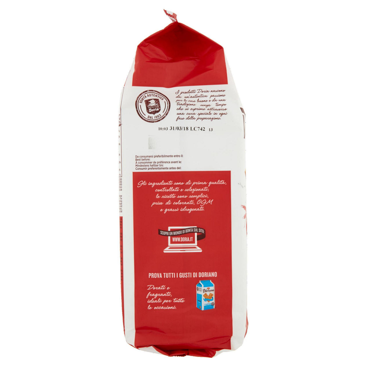 CRACKERS DORIANO SALATO IN SUPERFICIE FLOWPACK GR 500 - Immagine 41